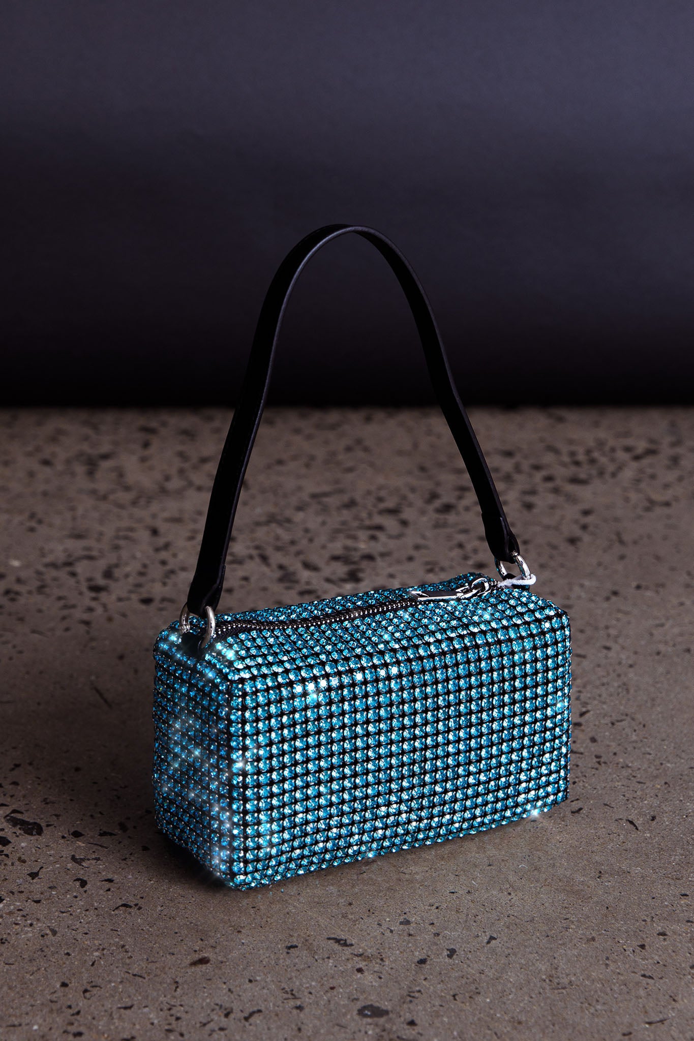 Mara Crystal Rectangular Bag Blue by Selfie Leslie Australia