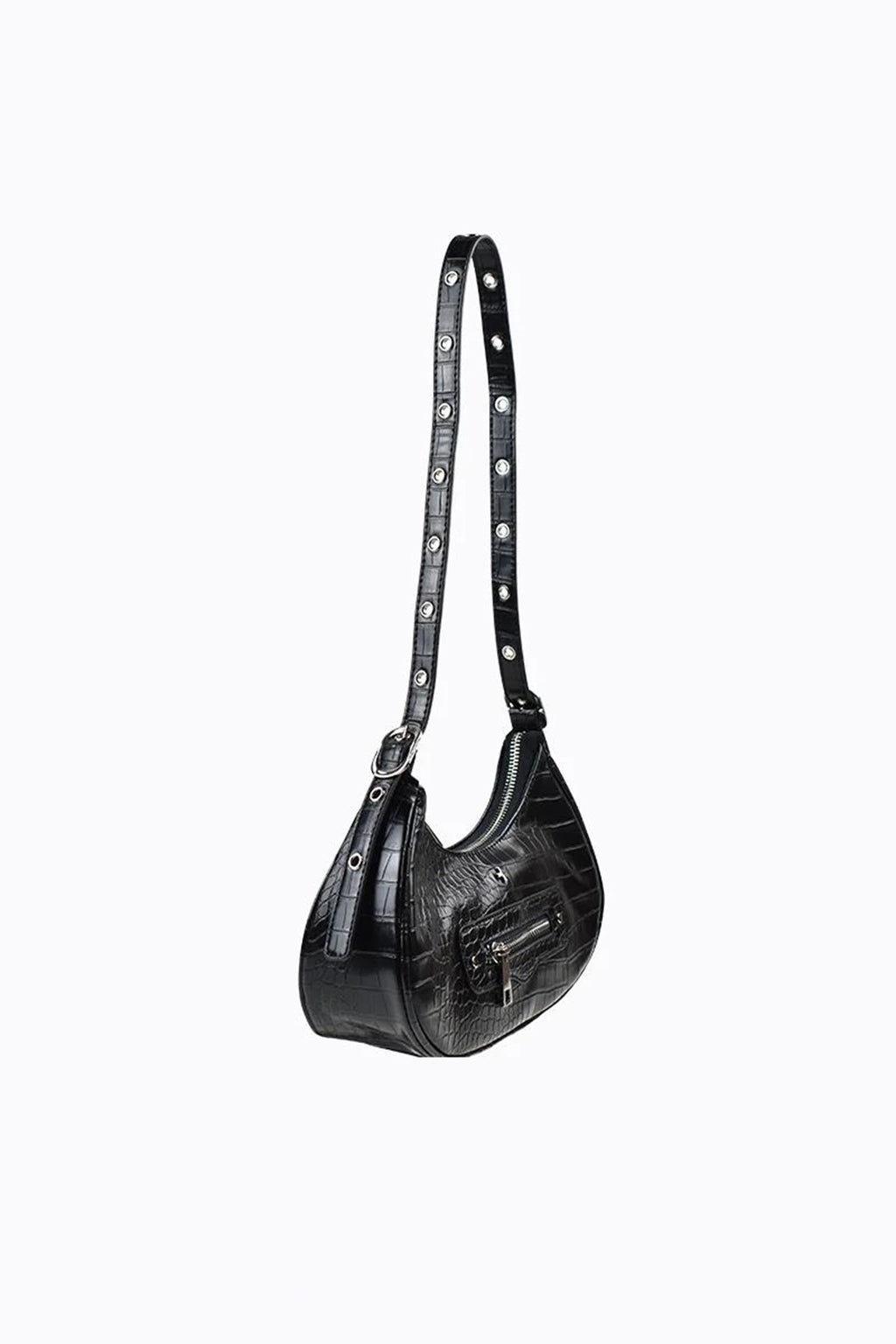 Peta And Jain Moto Shoulder Bag Black by Selfie Leslie Australia