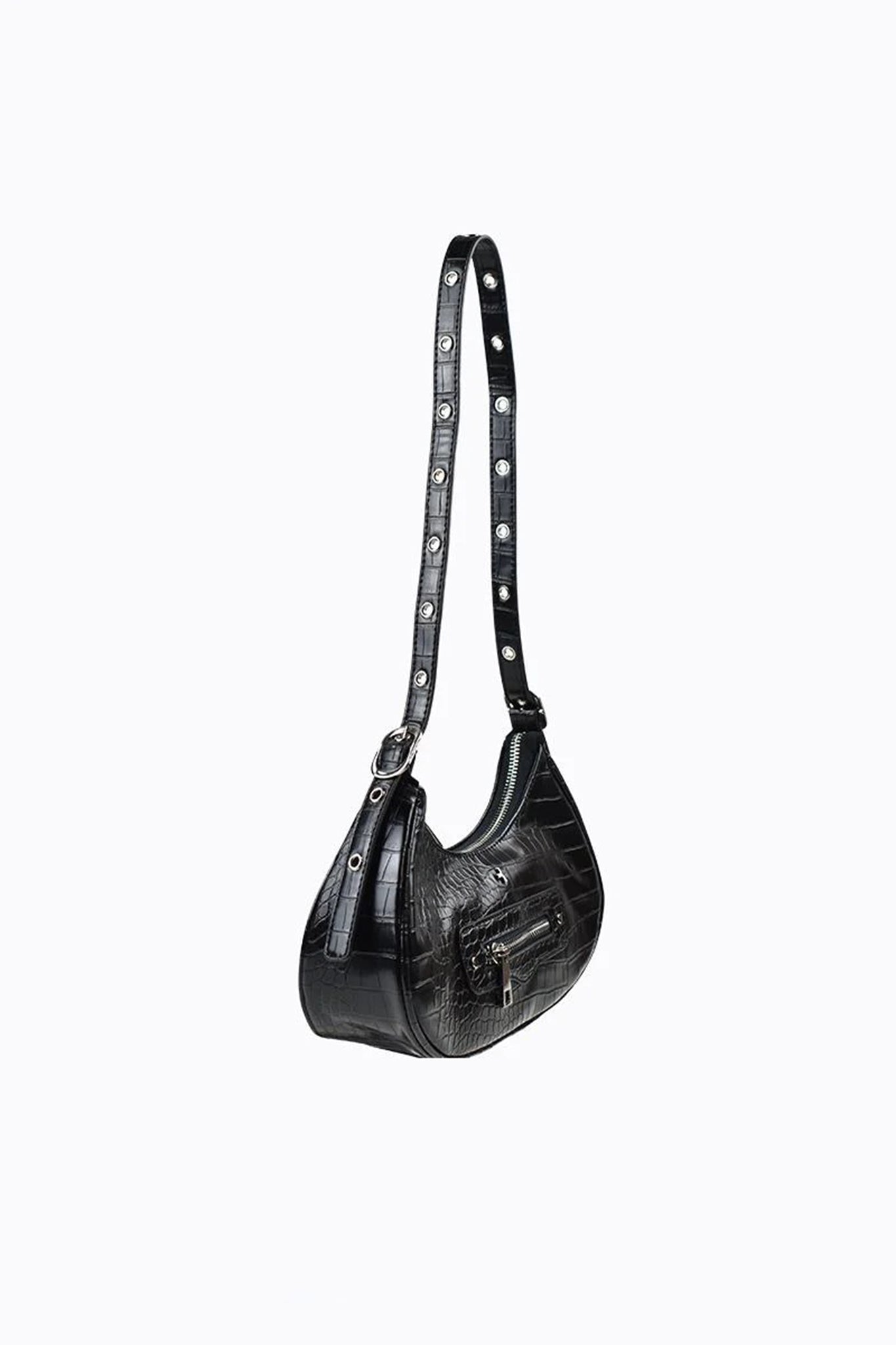Peta And Jain Moto Shoulder Bag Black by Selfie Leslie Australia