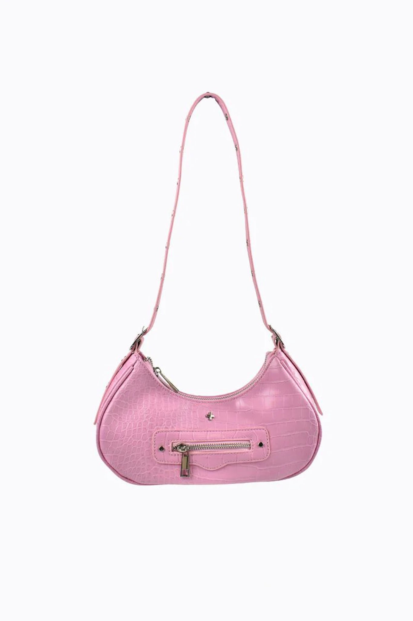 Peta And Jain Moto Shoulder Bag Pink by Selfie Leslie Australia