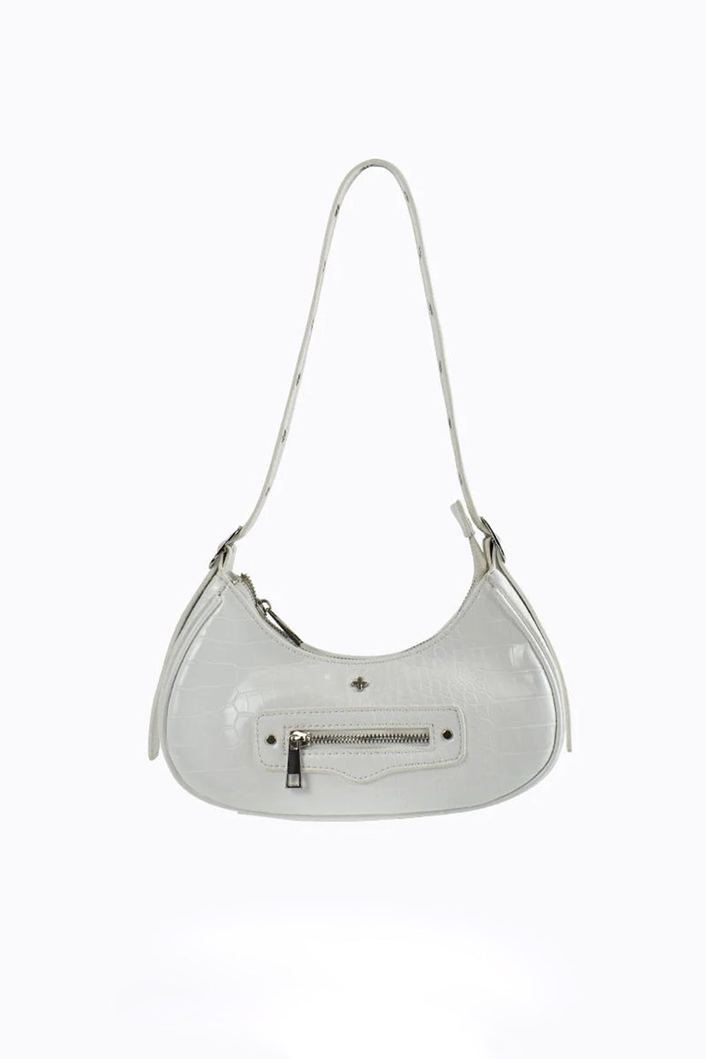 Peta And Jain Moto Shoulder Bag White by Selfie Leslie Australia