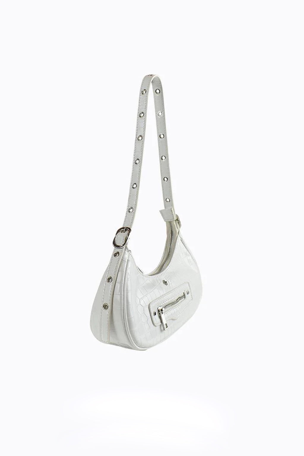 Peta And Jain Moto Shoulder Bag White by Selfie Leslie Australia