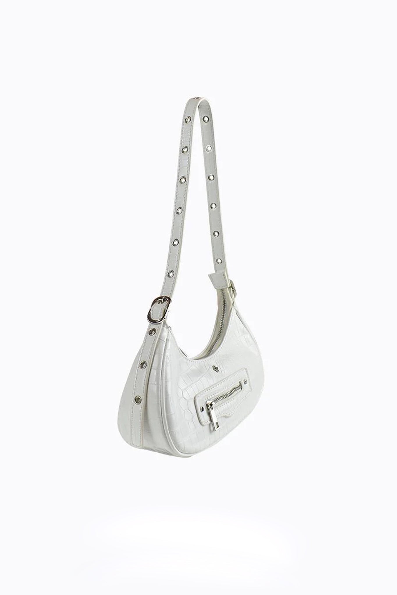 Peta And Jain Moto Shoulder Bag White by Selfie Leslie Australia