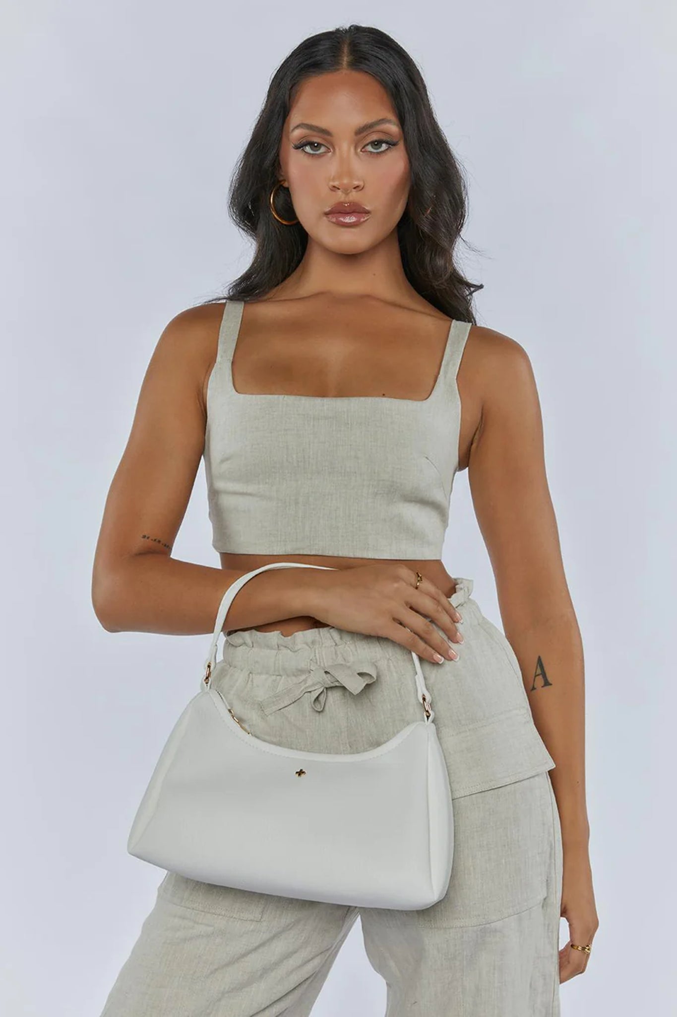 Peta And Jain Evie Shoulder Bag White by Selfie Leslie Australia
