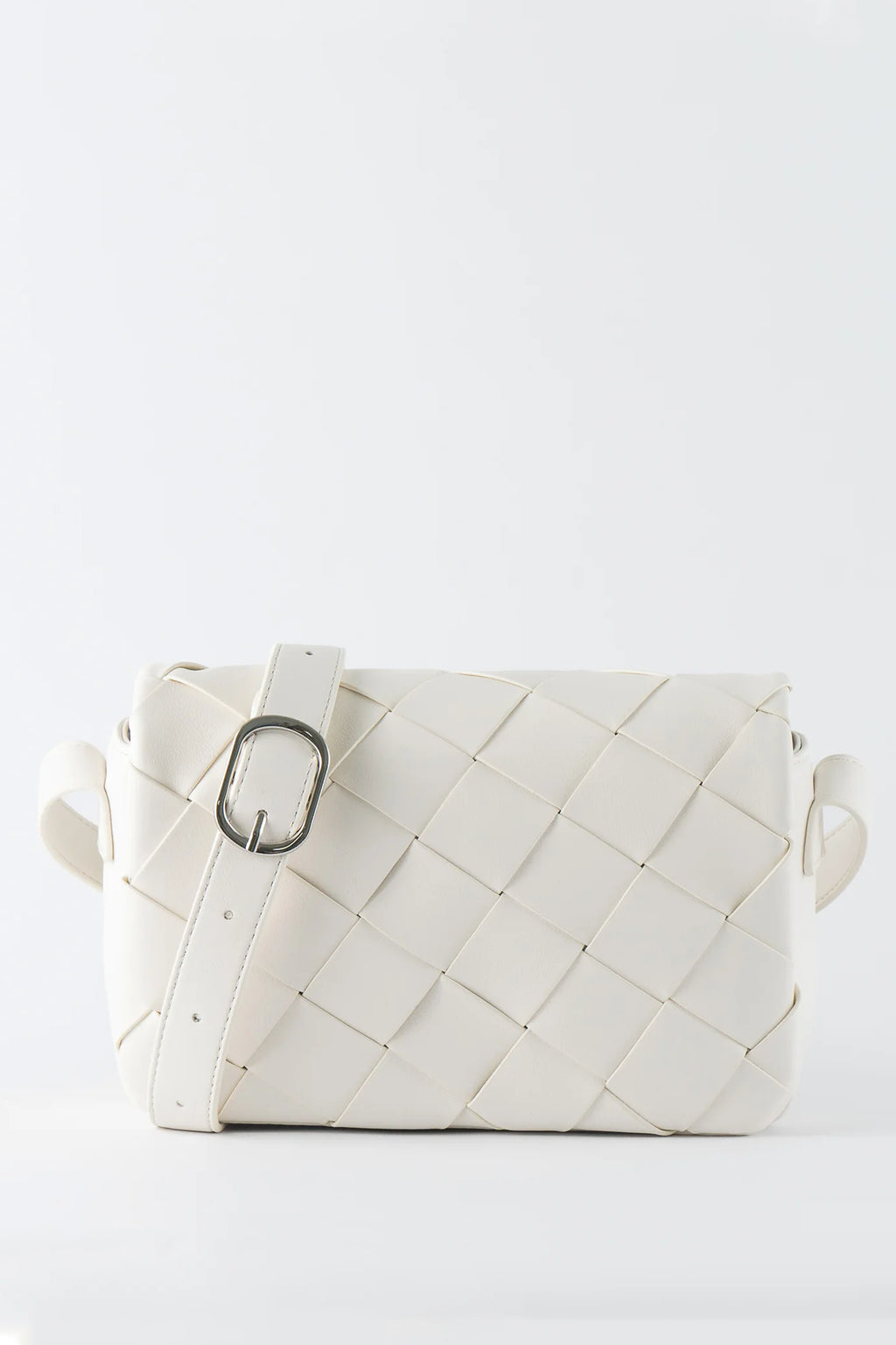 TEN TONES Azure Weave Bag White by Selfie Leslie Australia