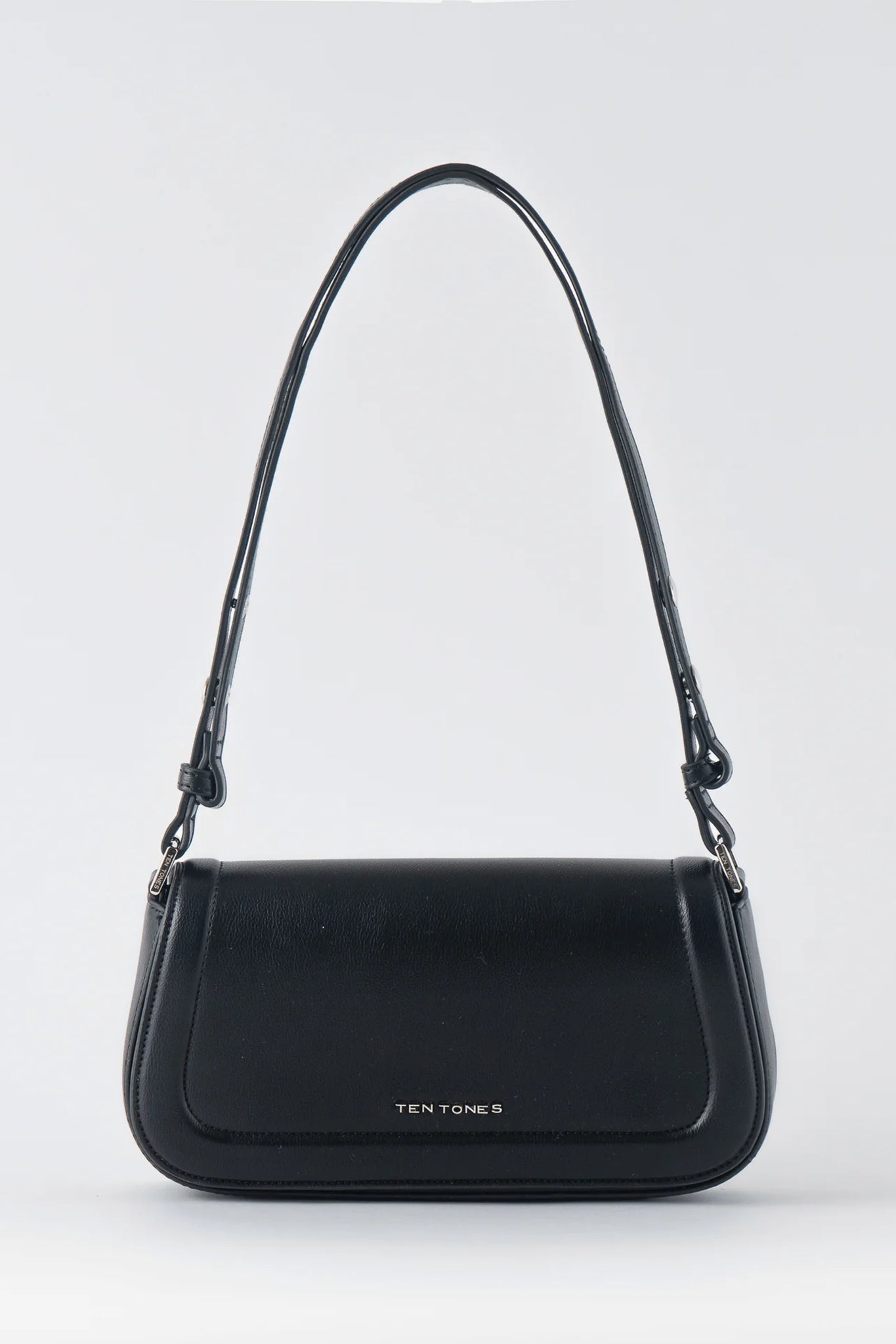 TEN TONES Bruno Baguette Bag Black by Selfie Leslie Australia