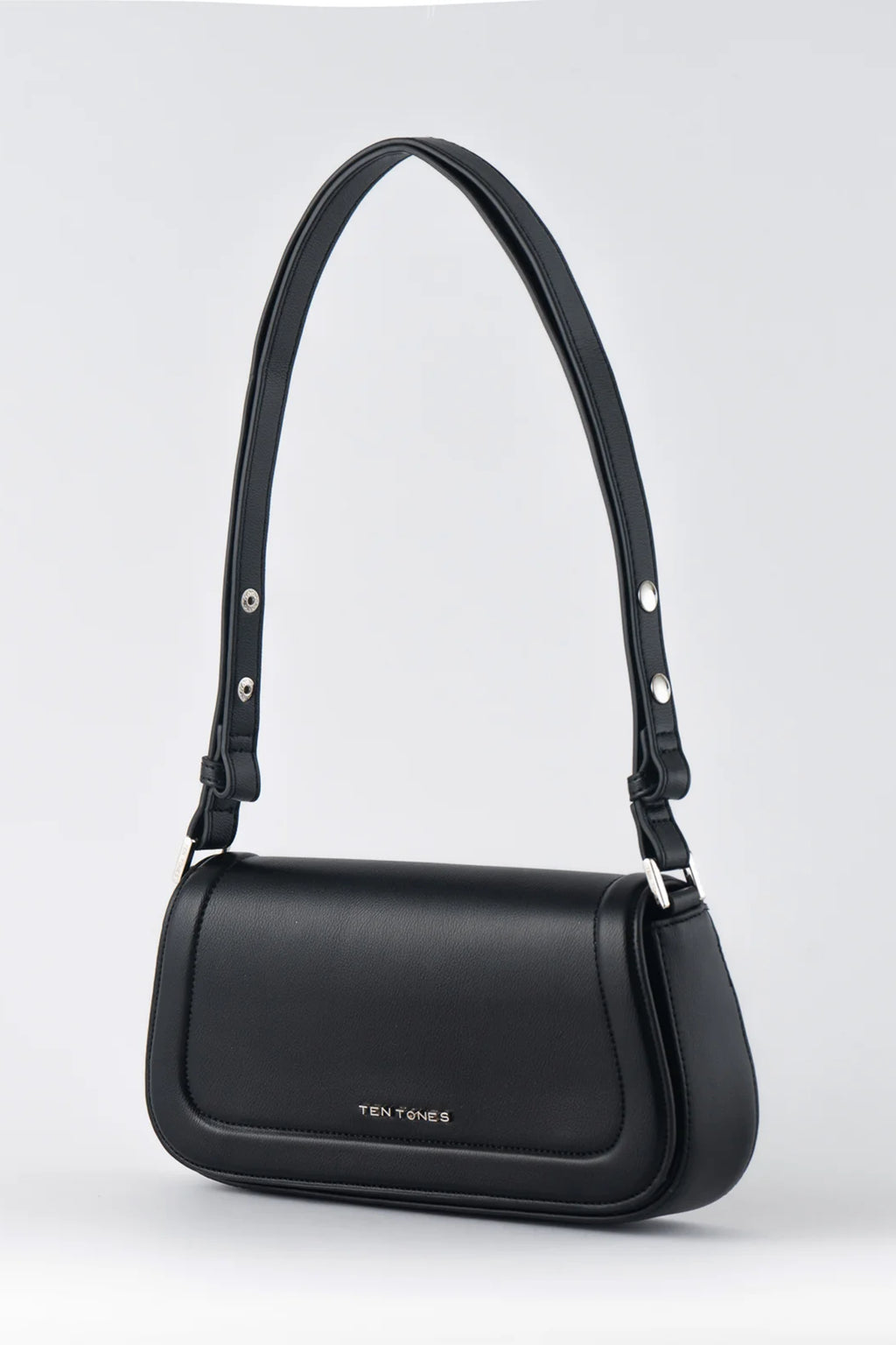 TEN TONES Bruno Baguette Bag Black by Selfie Leslie Australia
