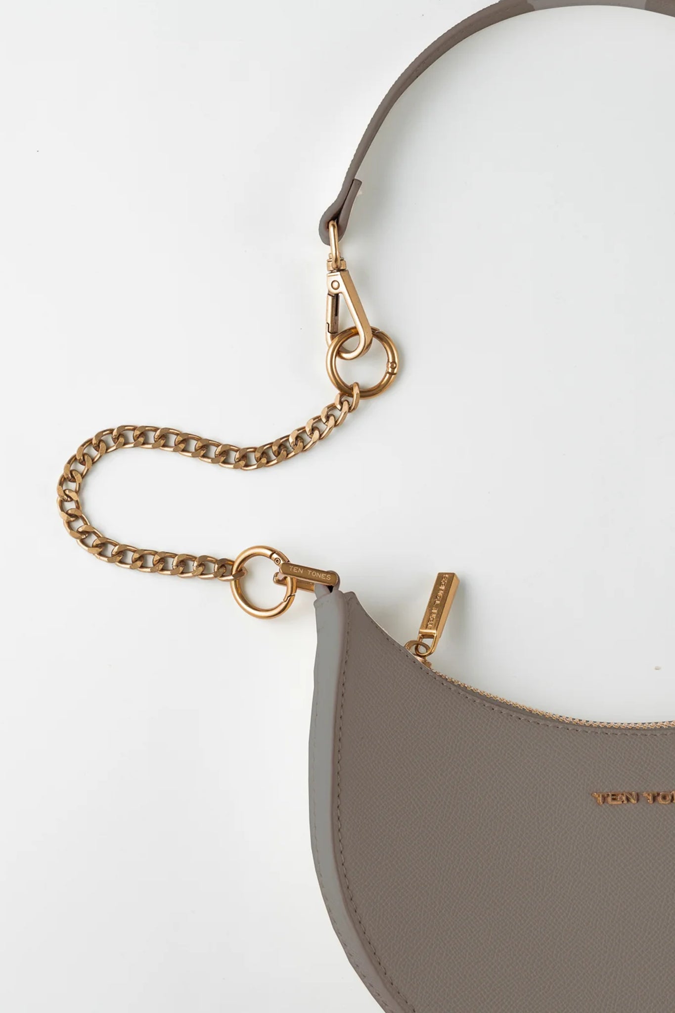 TEN TONES Grayson Moon Bag Beige by Selfie Leslie Australia
