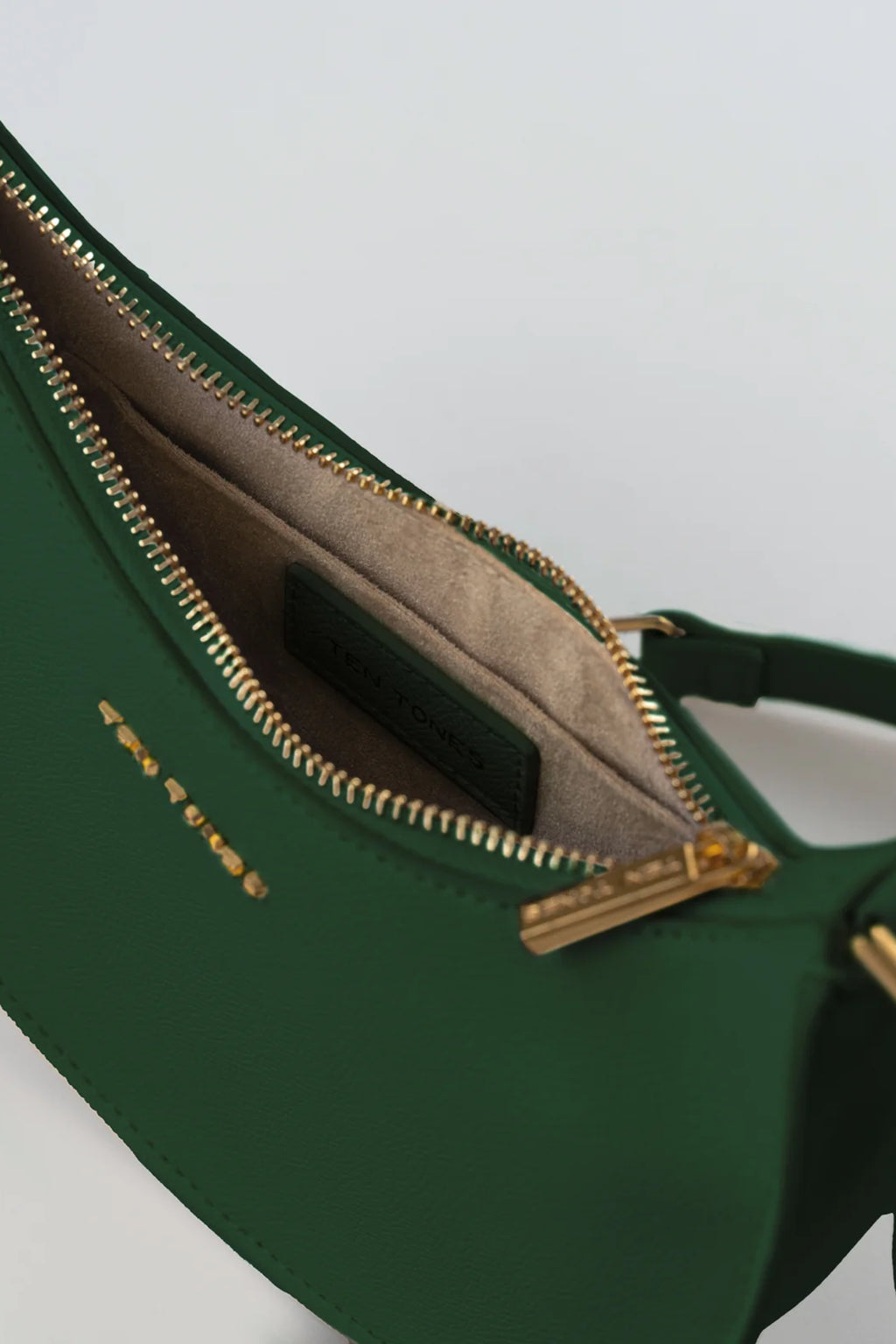 TEN TONES Grayson Moon Bag Green by Selfie Leslie Australia