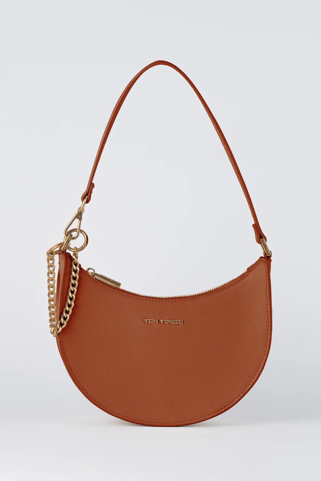 TEN TONES Grayson Moon Bag Orange by Selfie Leslie Australia