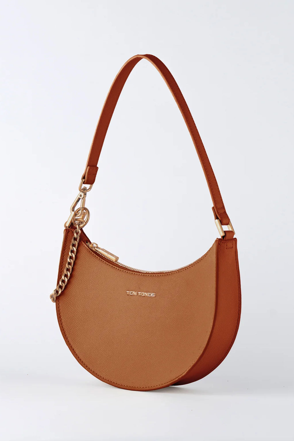 TEN TONES Grayson Moon Bag Orange by Selfie Leslie Australia