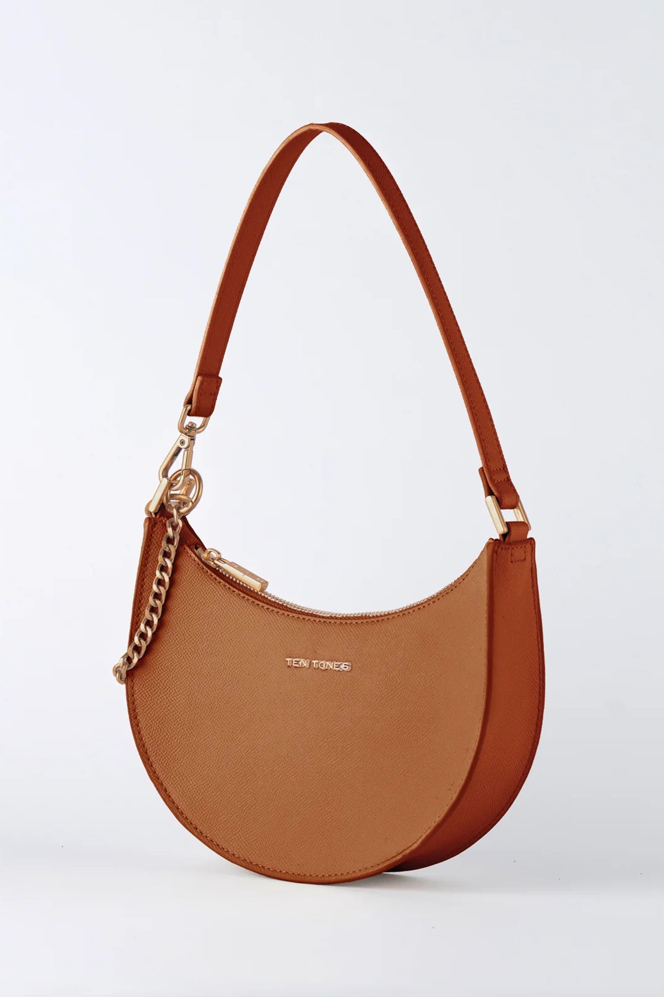 TEN TONES Grayson Moon Bag Orange by Selfie Leslie Australia