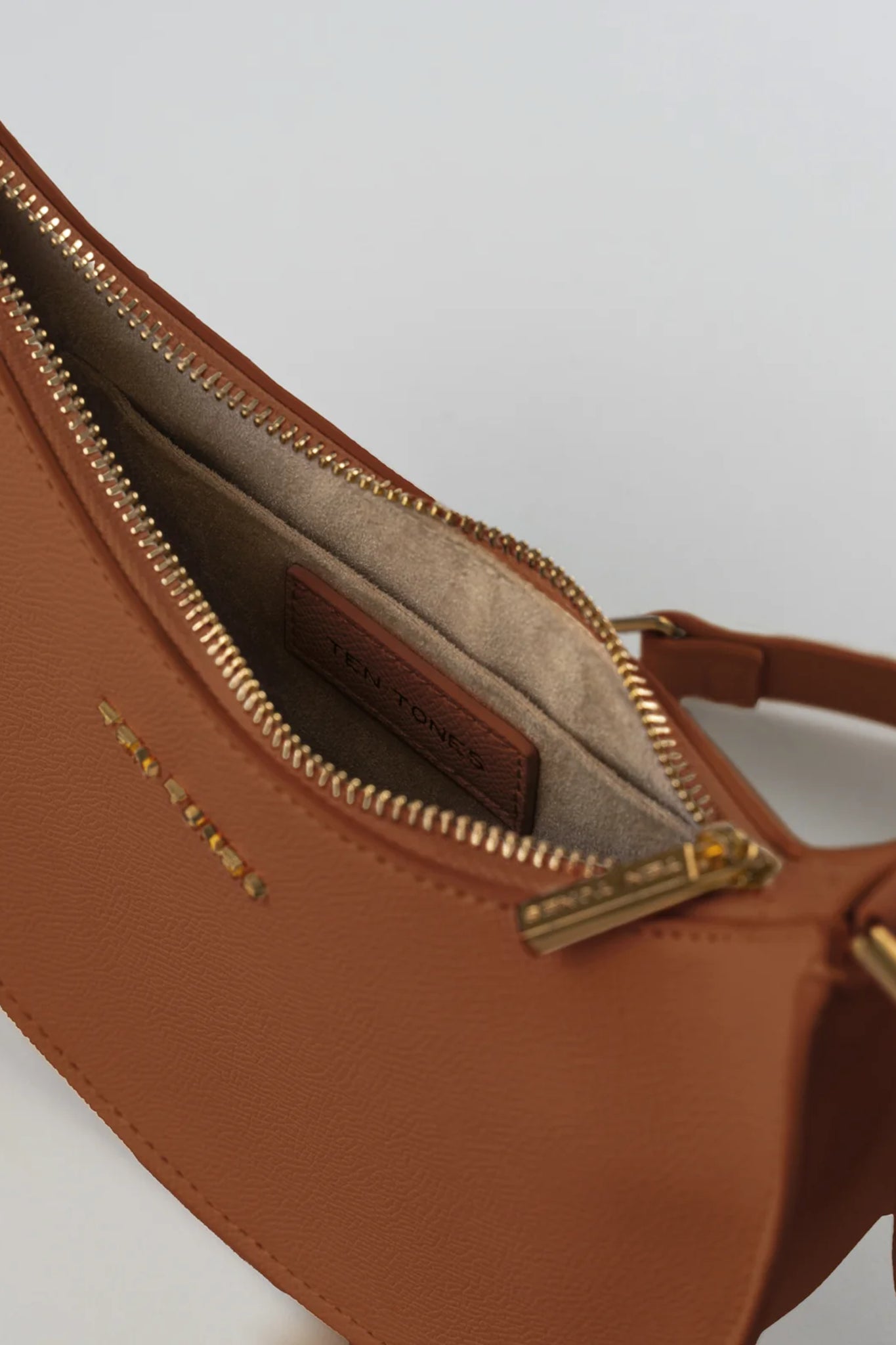 TEN TONES Grayson Moon Bag Orange by Selfie Leslie Australia