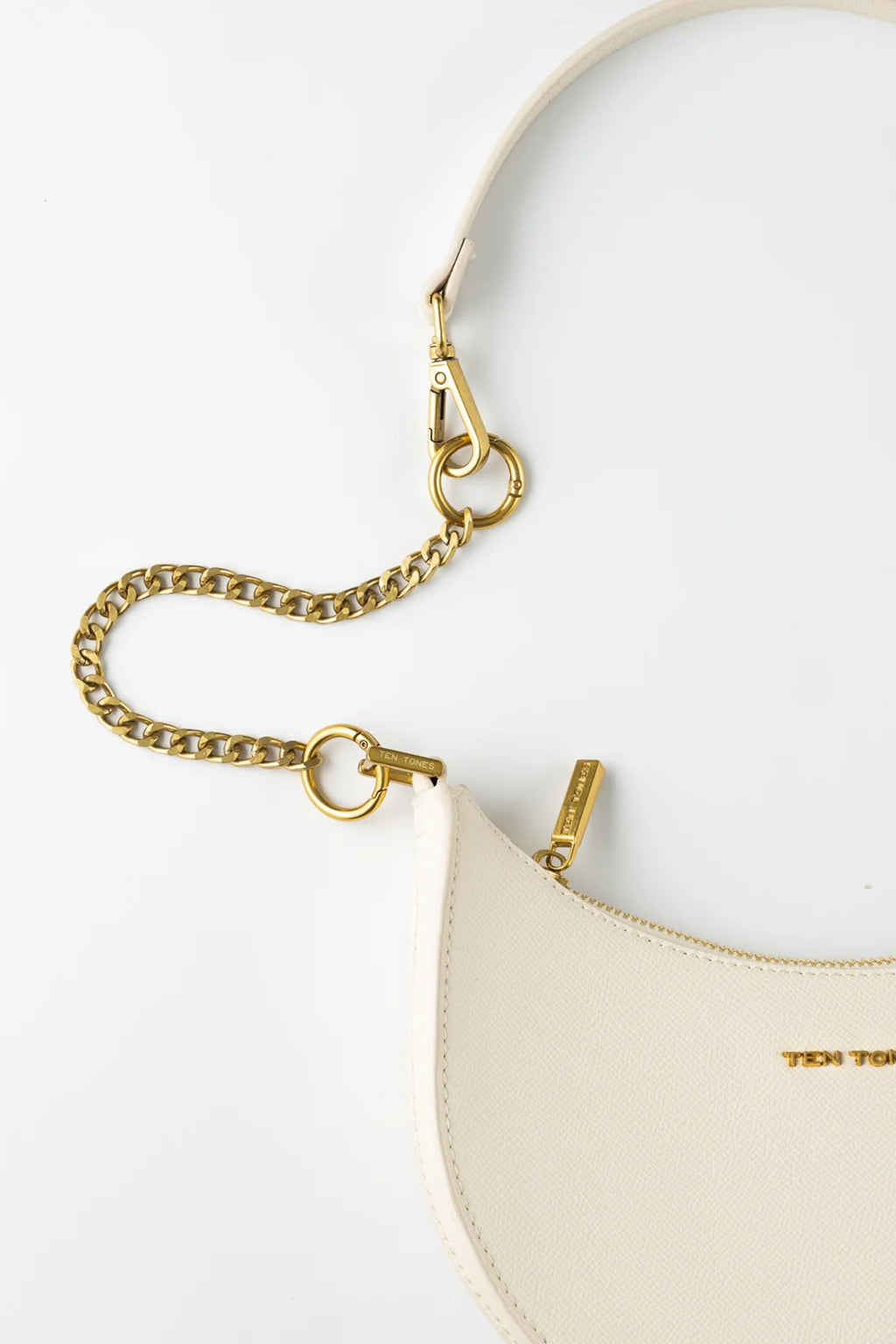 TEN TONES Grayson Moon Bag White by Selfie Leslie Australia