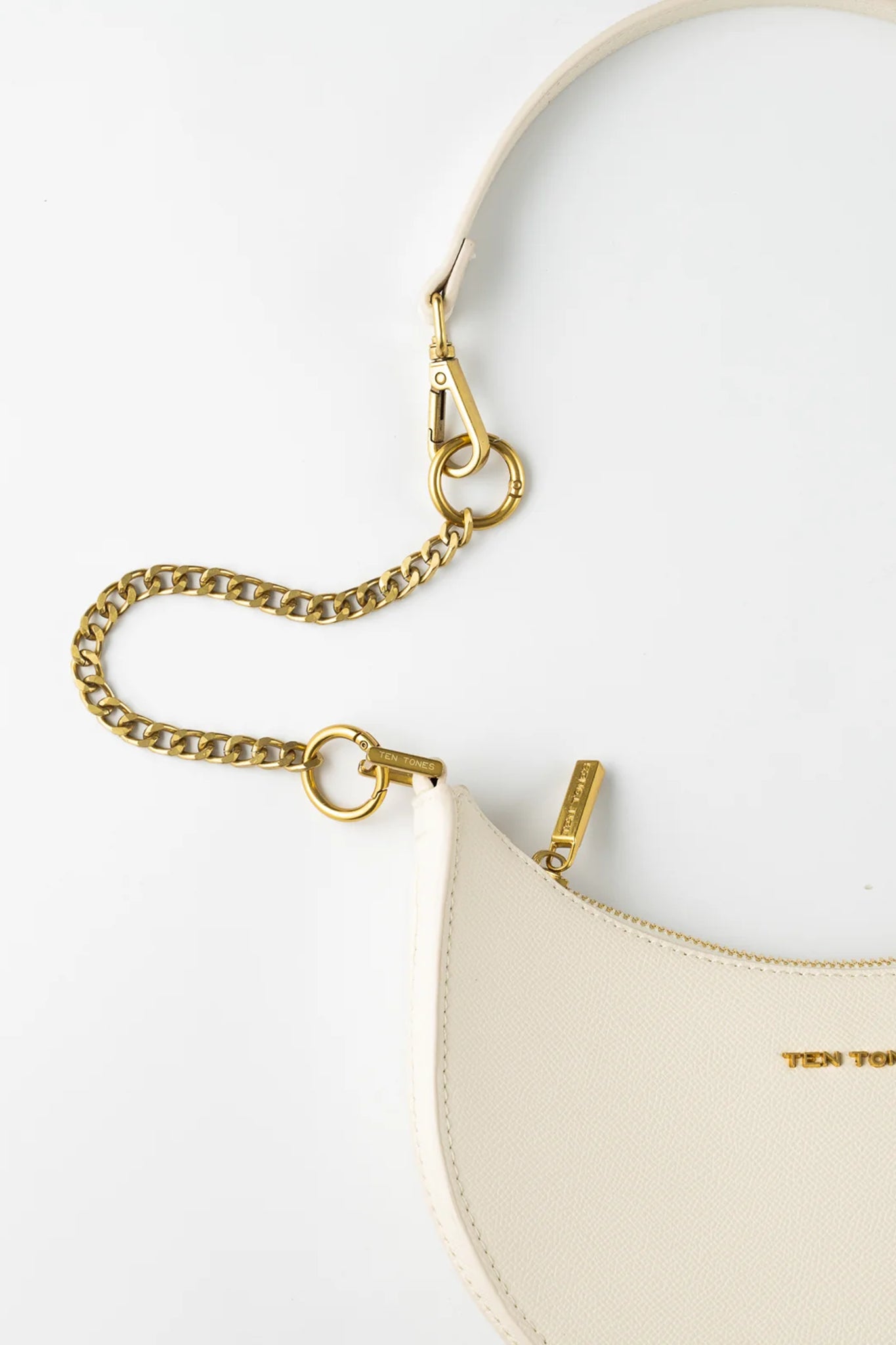 TEN TONES Grayson Moon Bag White by Selfie Leslie Australia