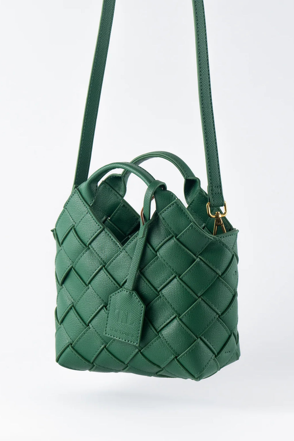 TEN TONES Clementine Woven Mini Tote Green by Selfie Leslie Australia