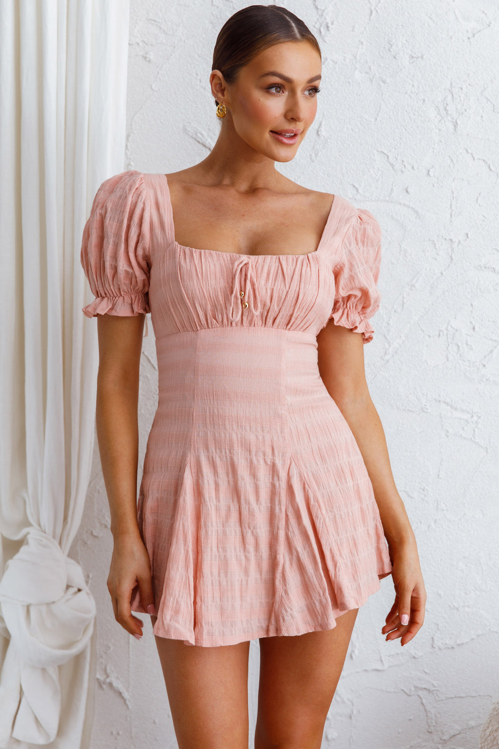 Promise Keepers Puff Sleeve Mini Dress Sienna by Selfie Leslie Australia