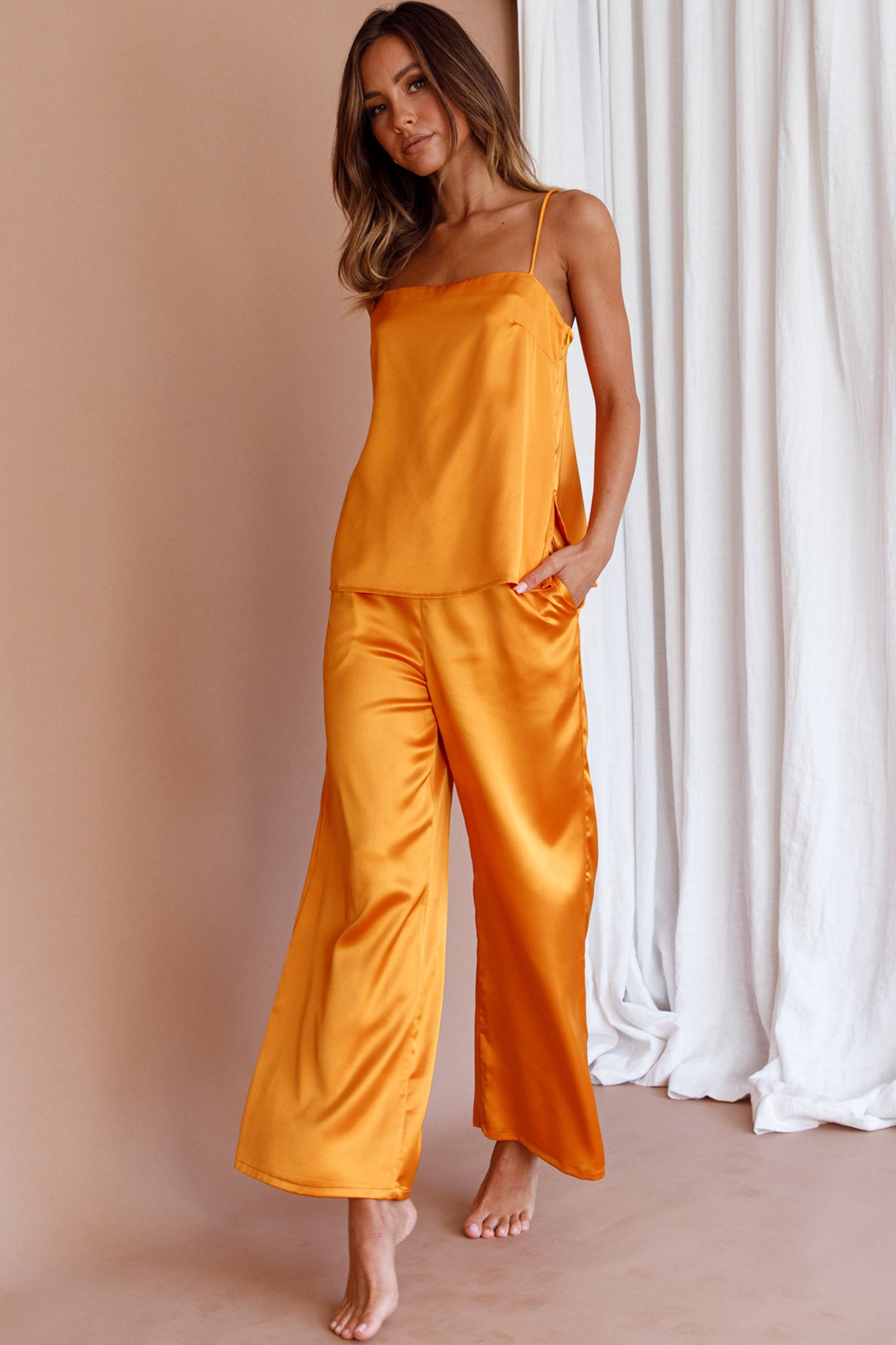 Hotel California Straight Leg Pants Sunset by Selfie Leslie Australia