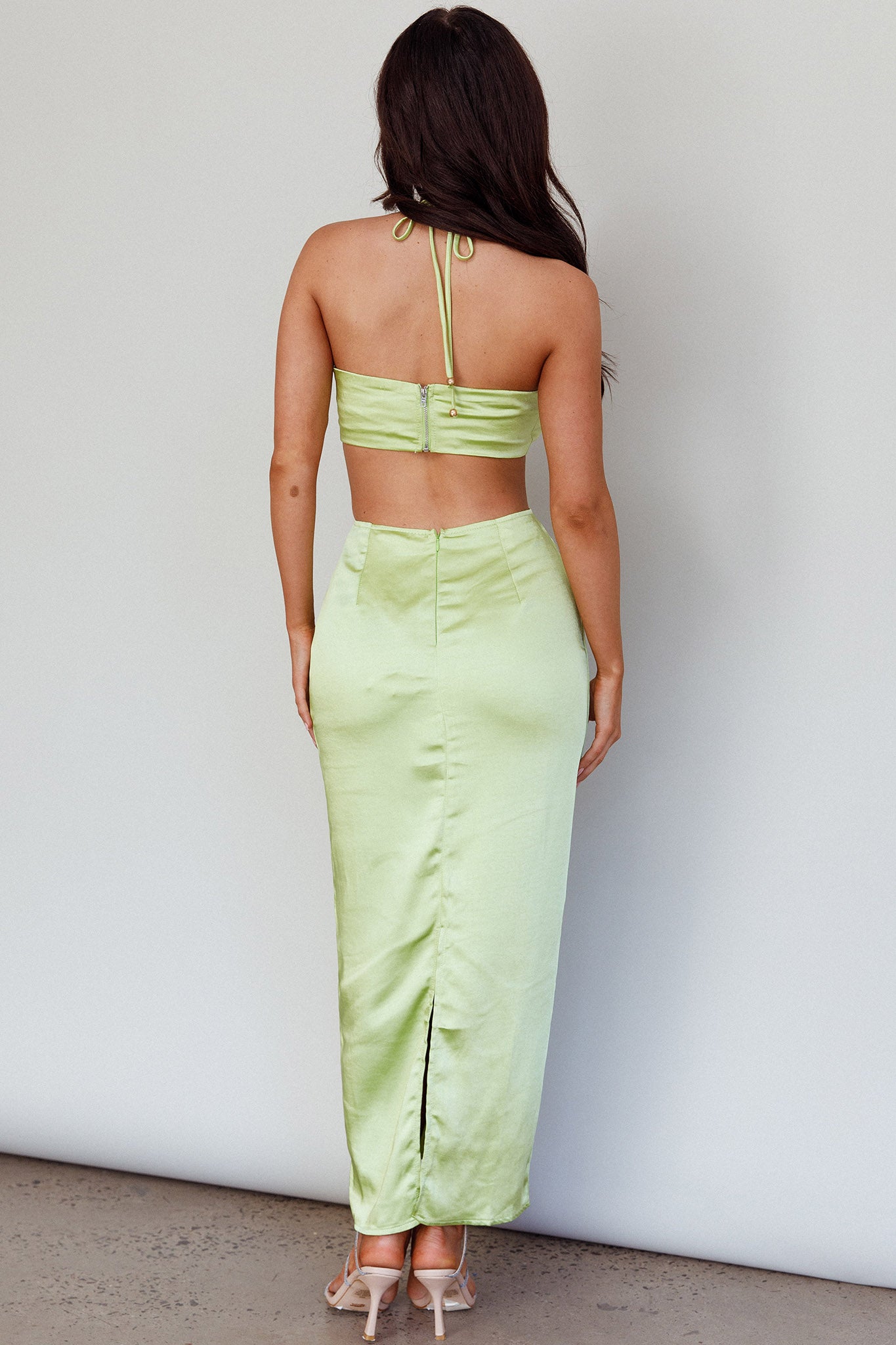 Ryana Cut-Out Drawstring Dress Apple by Selfie Leslie Australia