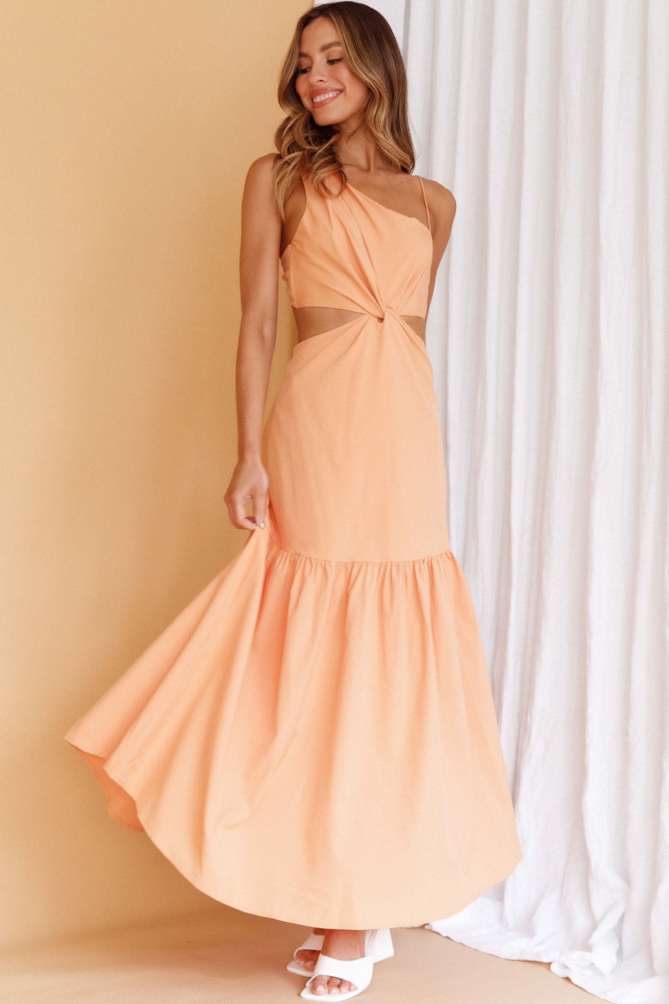 Evening Breeze Cut-Out Waist Maxi Dress Mango by Selfie Leslie Australia