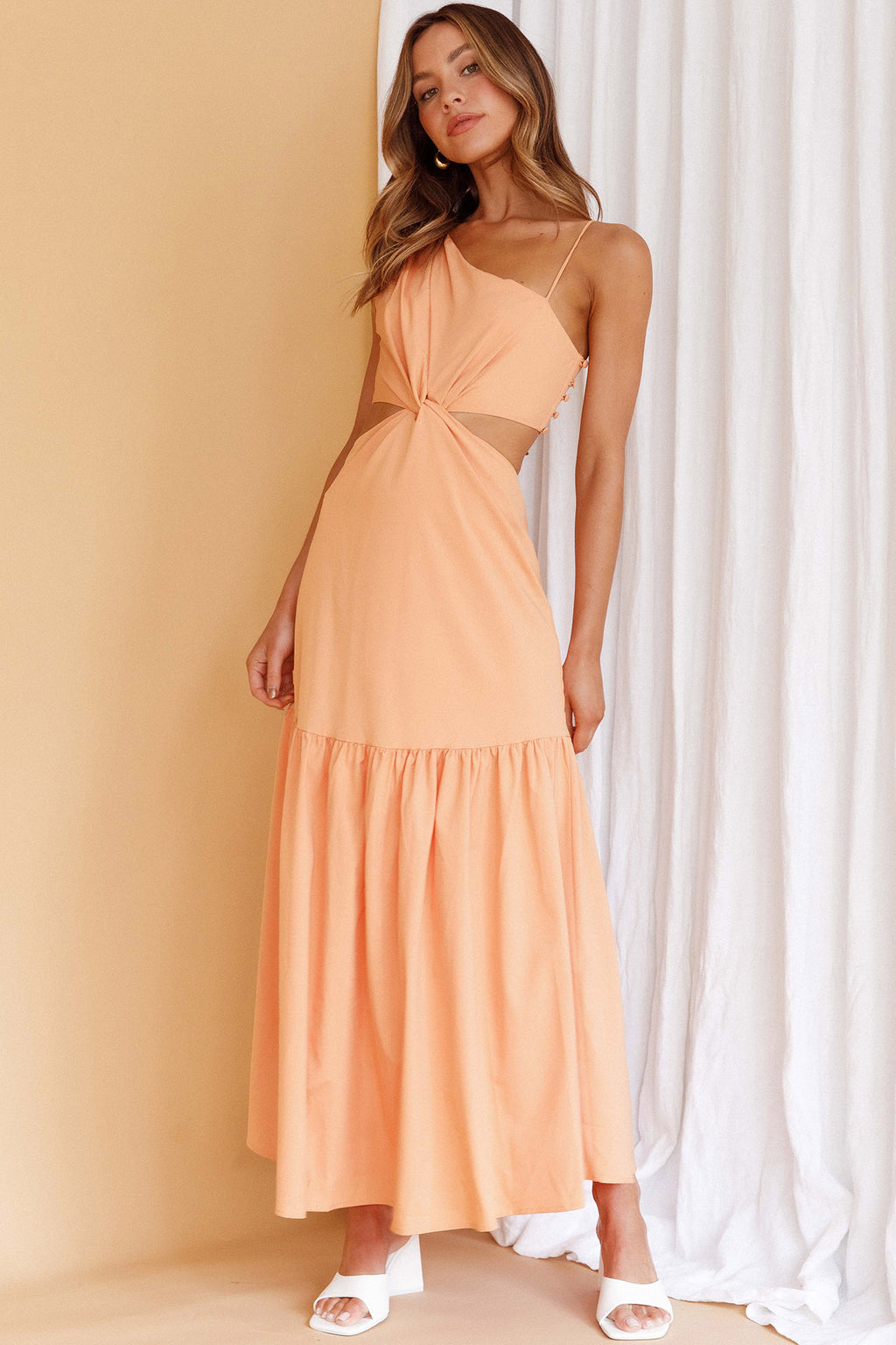 Evening Breeze Cut-Out Waist Maxi Dress Mango by Selfie Leslie Australia