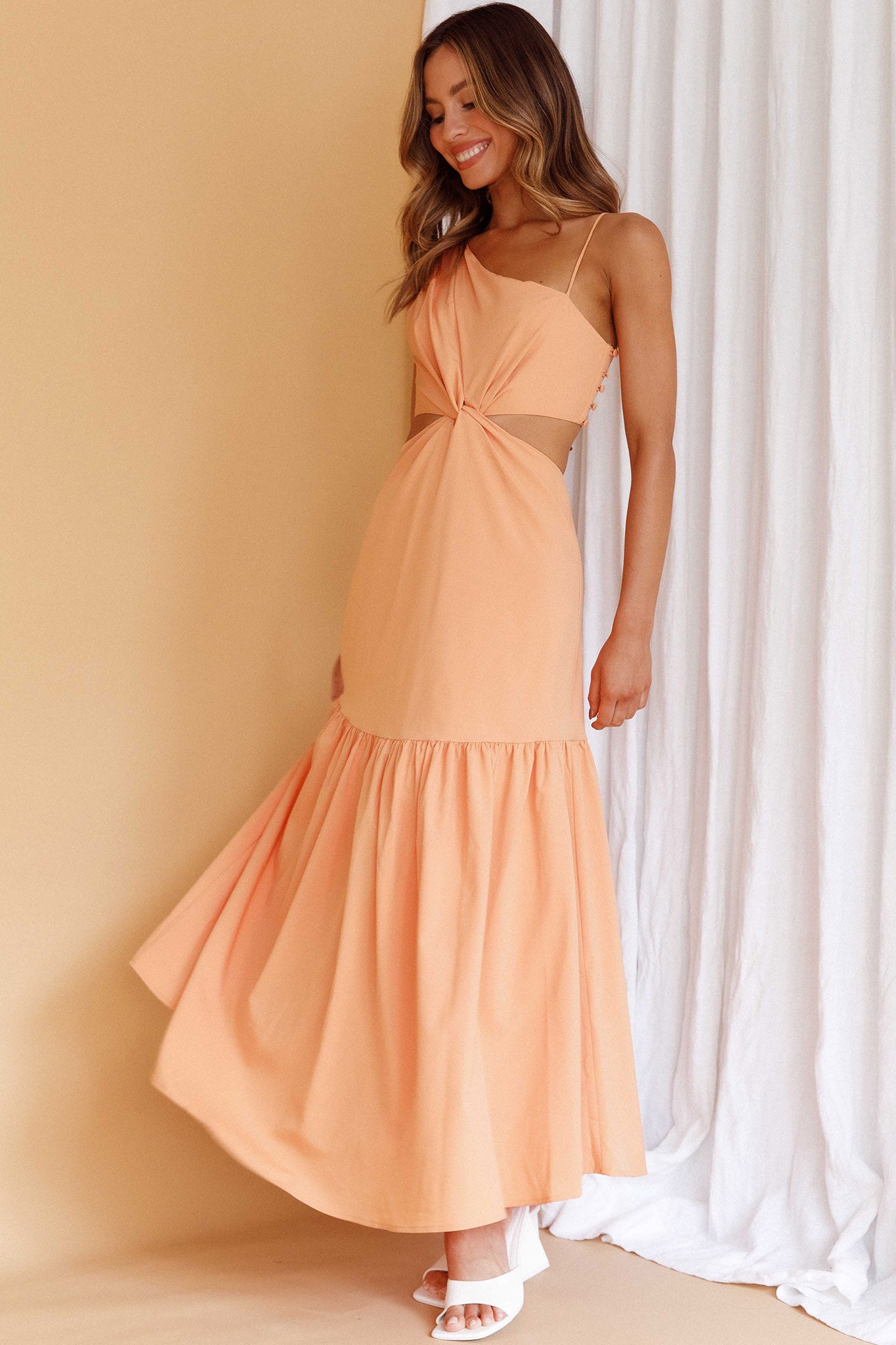 Evening Breeze Cut-Out Waist Maxi Dress Mango by Selfie Leslie Australia