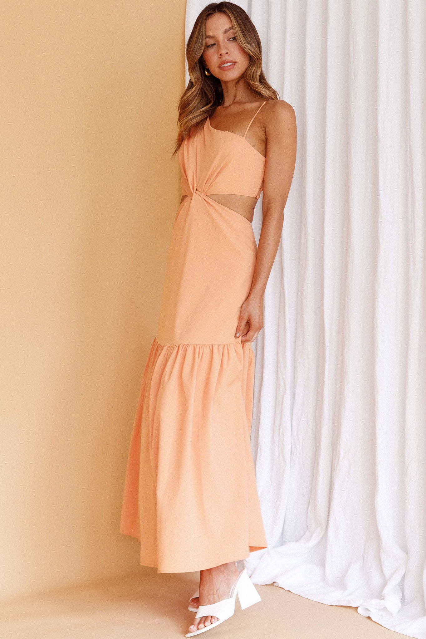 Evening Breeze Cut-Out Waist Maxi Dress Mango by Selfie Leslie Australia