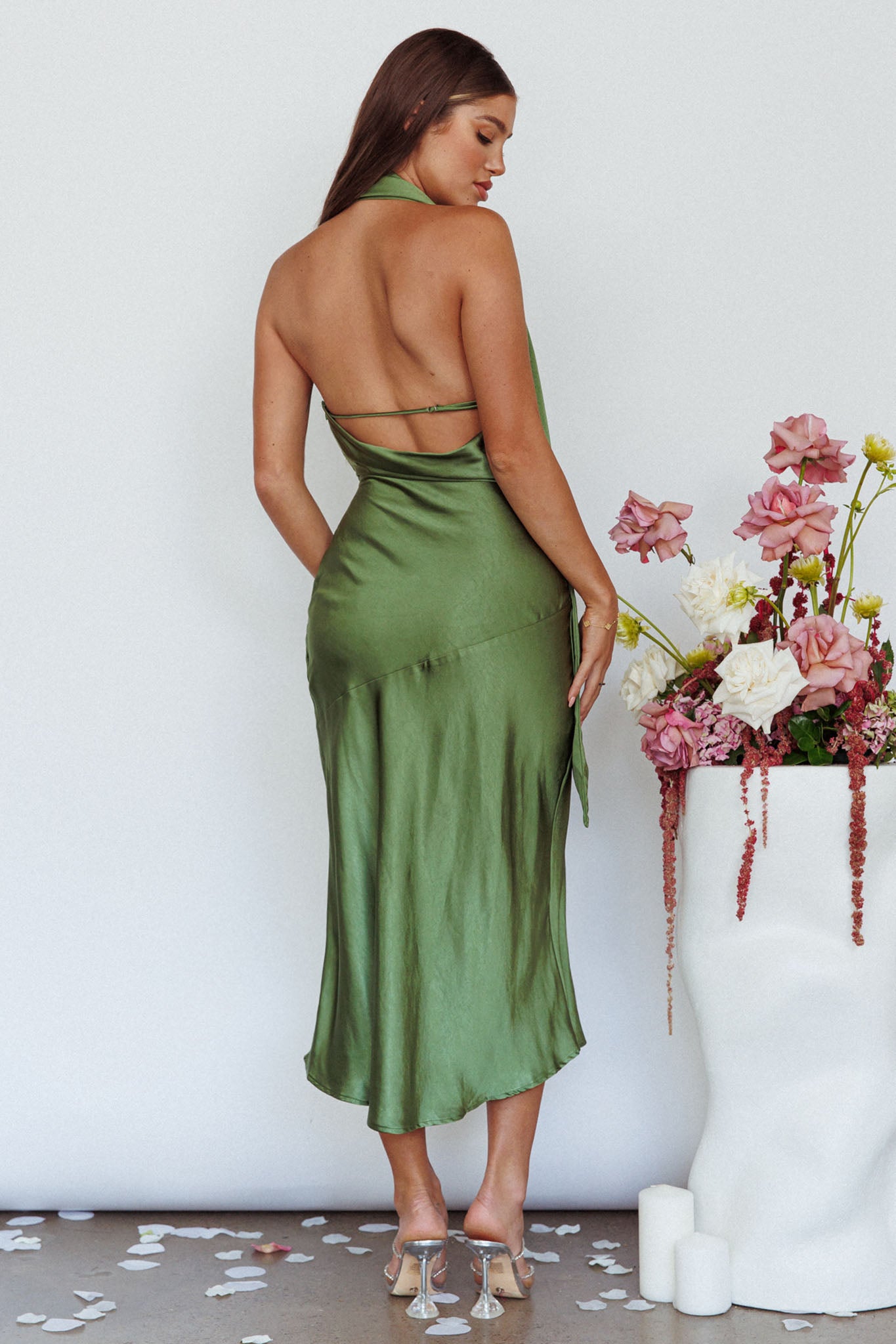 knee length dresses for ladies Woran Midi Dress main image 1