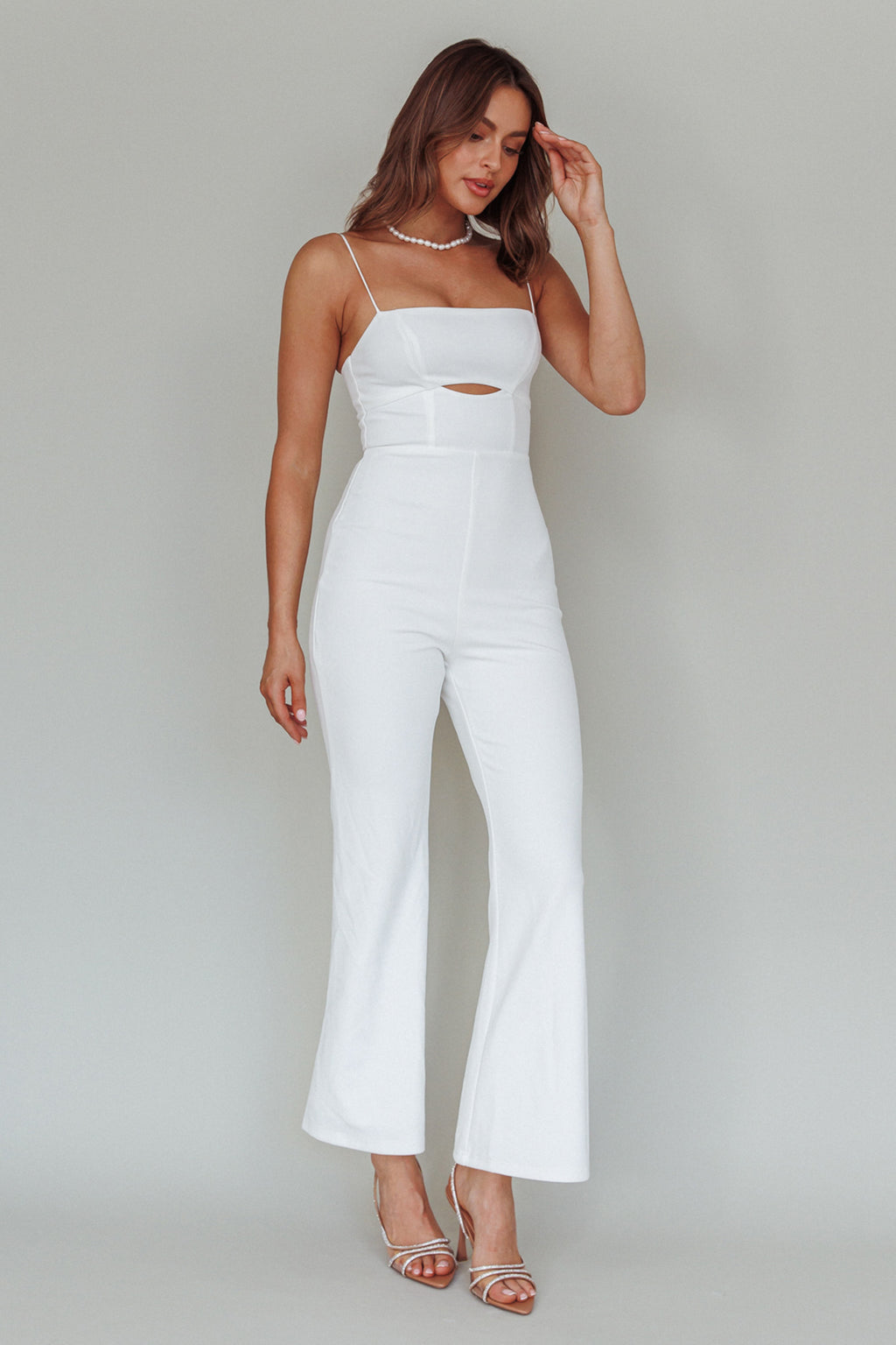 Lyrics Keyhole Jumpsuit White by Selfie Leslie Australia