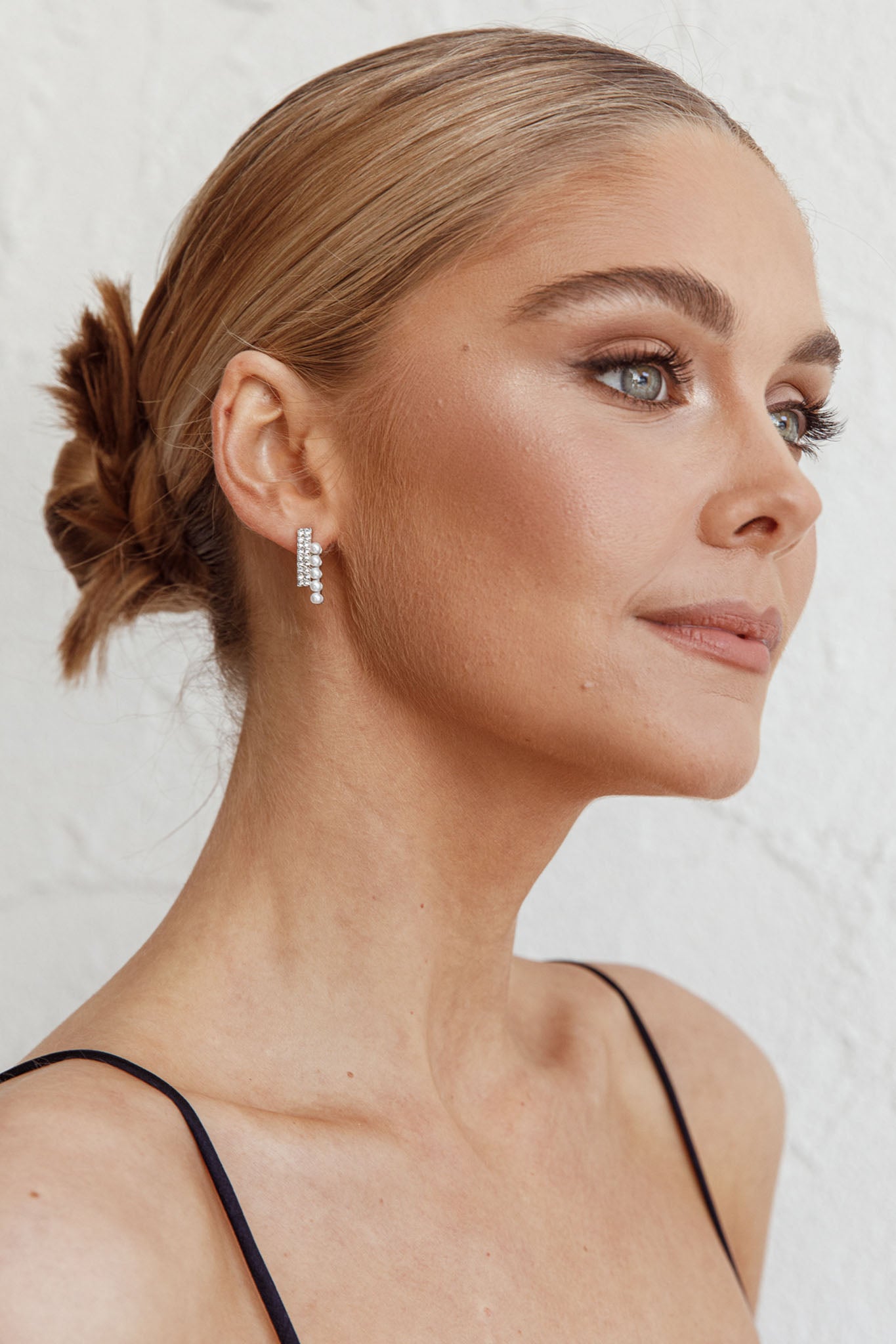 Scorpio Diamanté Earrings Silver by Selfie Leslie Australia