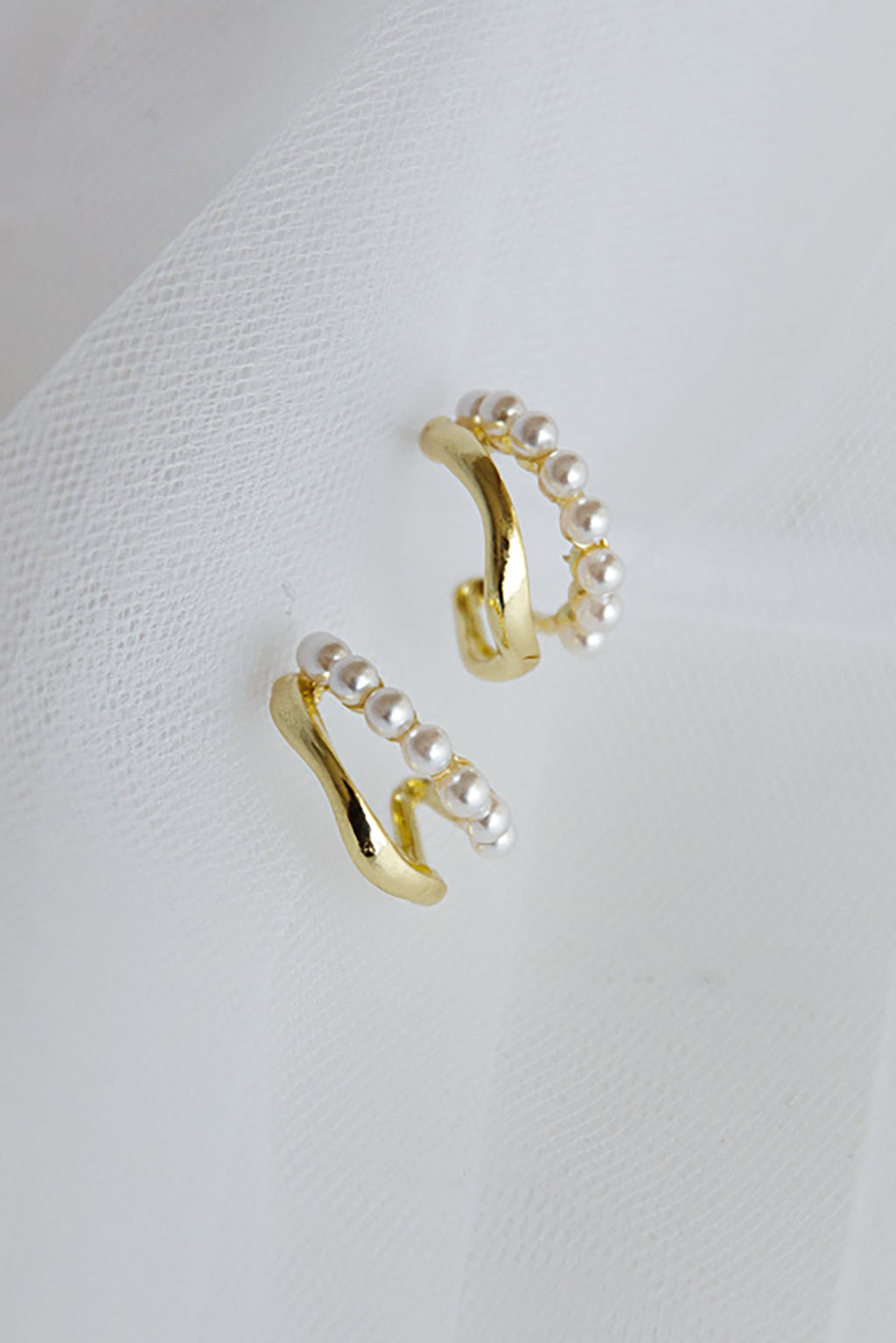 Charis Double Hoops Gold by Selfie Leslie Australia