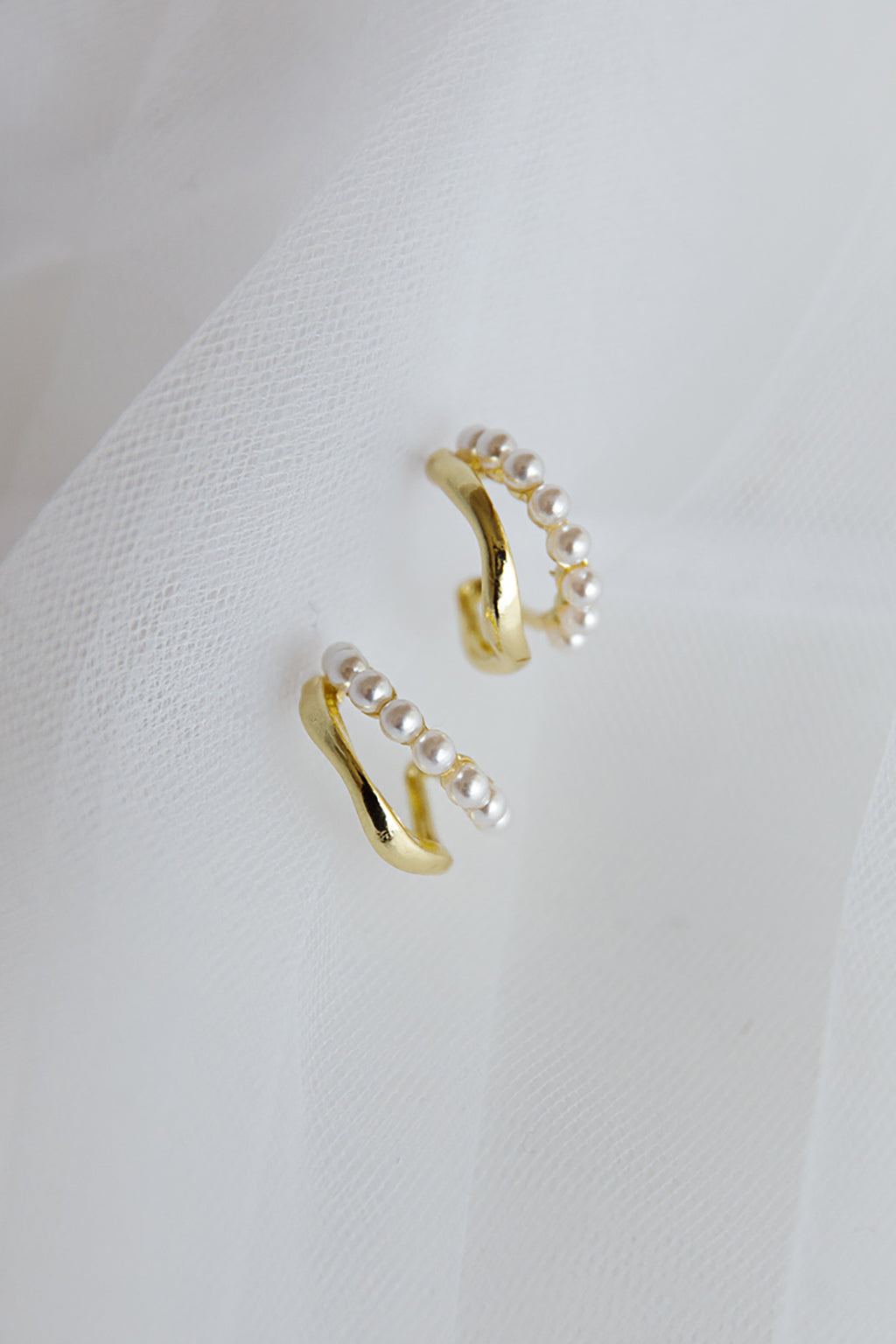 Charis Double Hoops Gold by Selfie Leslie Australia