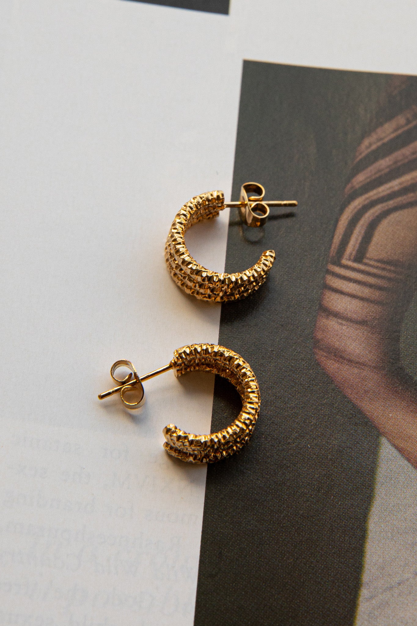Goldilocks Open Hoop Earrings Gold by Selfie Leslie Australia
