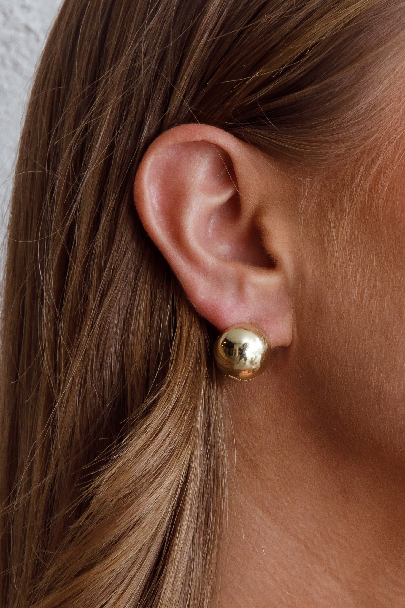 Moonstar Ball Earrings Gold by Selfie Leslie Australia