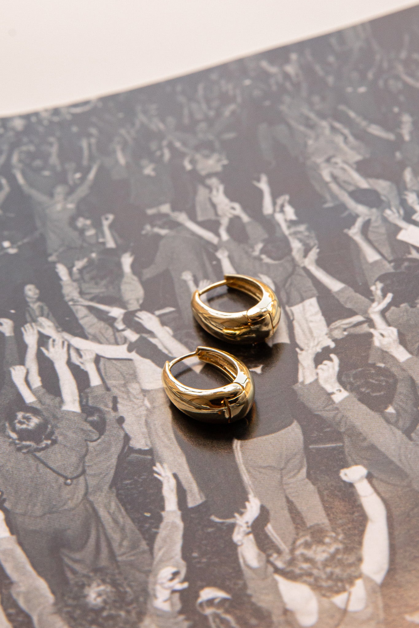 Helena Hoop Earrings Gold by Selfie Leslie Australia