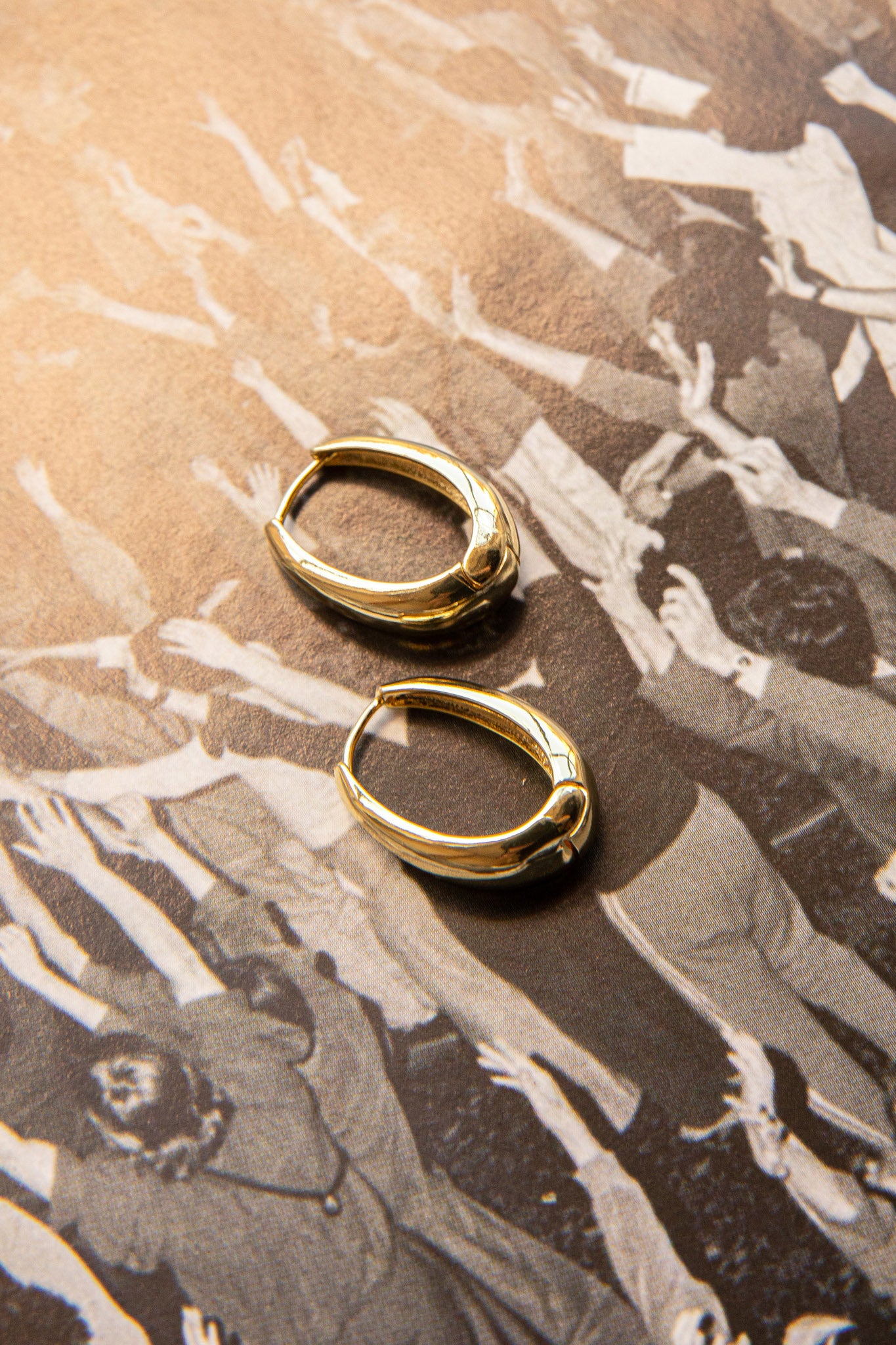 Helena Hoop Earrings Gold by Selfie Leslie Australia