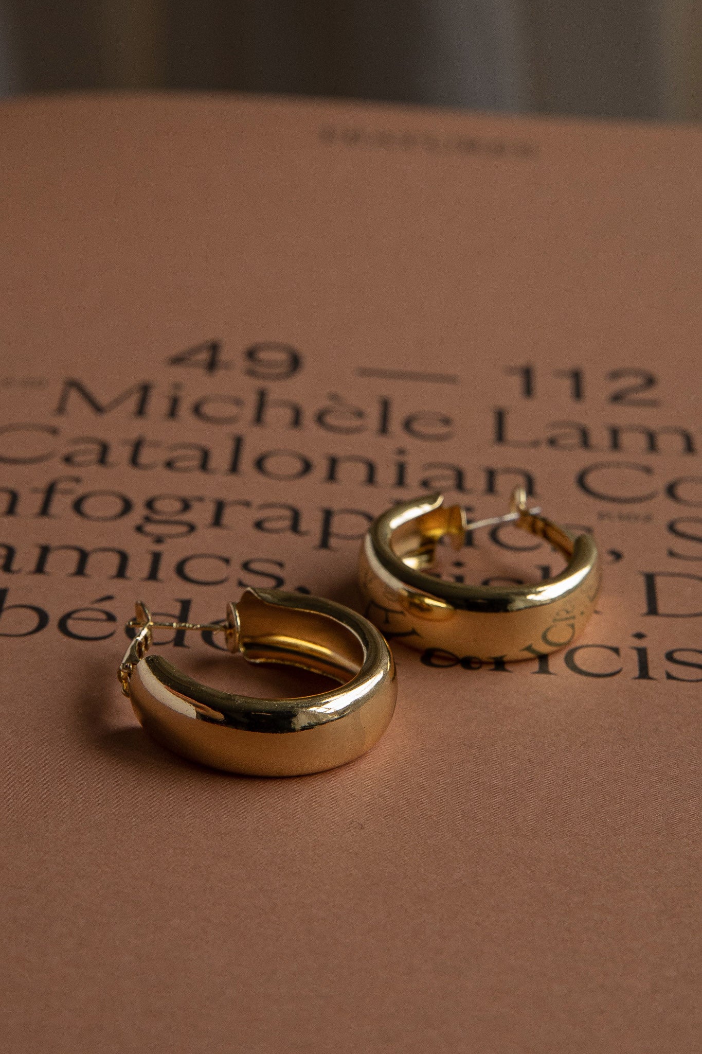 Osiris Hoop Earrings Gold by Selfie Leslie Australia