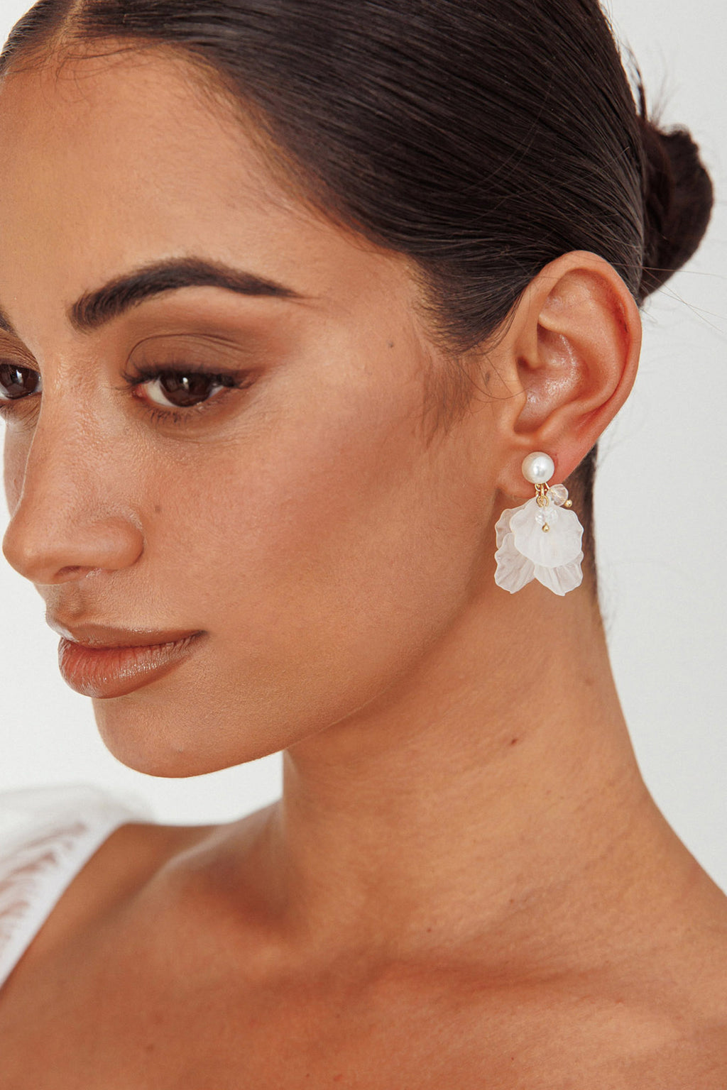 Earth Angel Petal Earrings Gold by Selfie Leslie Australia