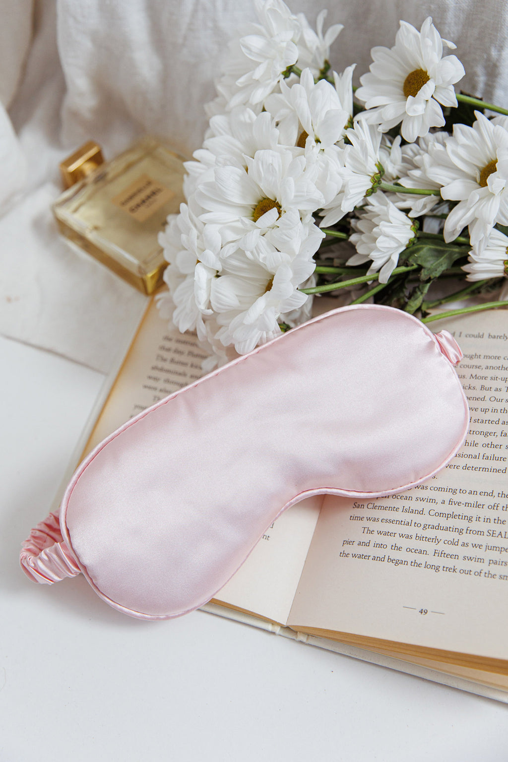 Sweet Dreams Satin Eye Mask Pink by Selfie Leslie Australia