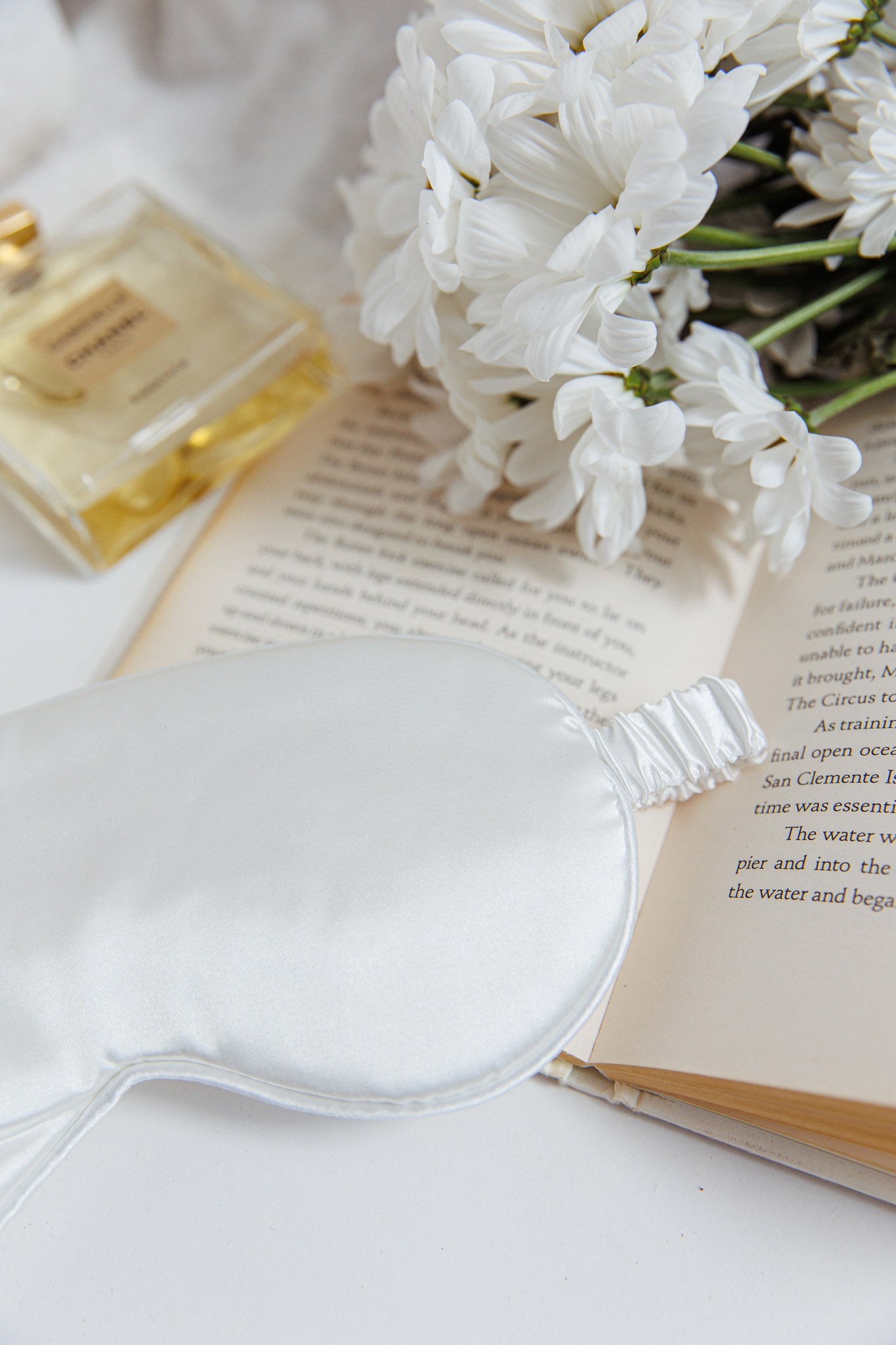 Sweet Dreams Satin Eye Mask White by Selfie Leslie Australia
