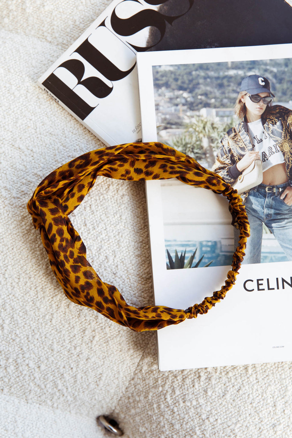 Top Knot Headband Leopard by Selfie Leslie Australia