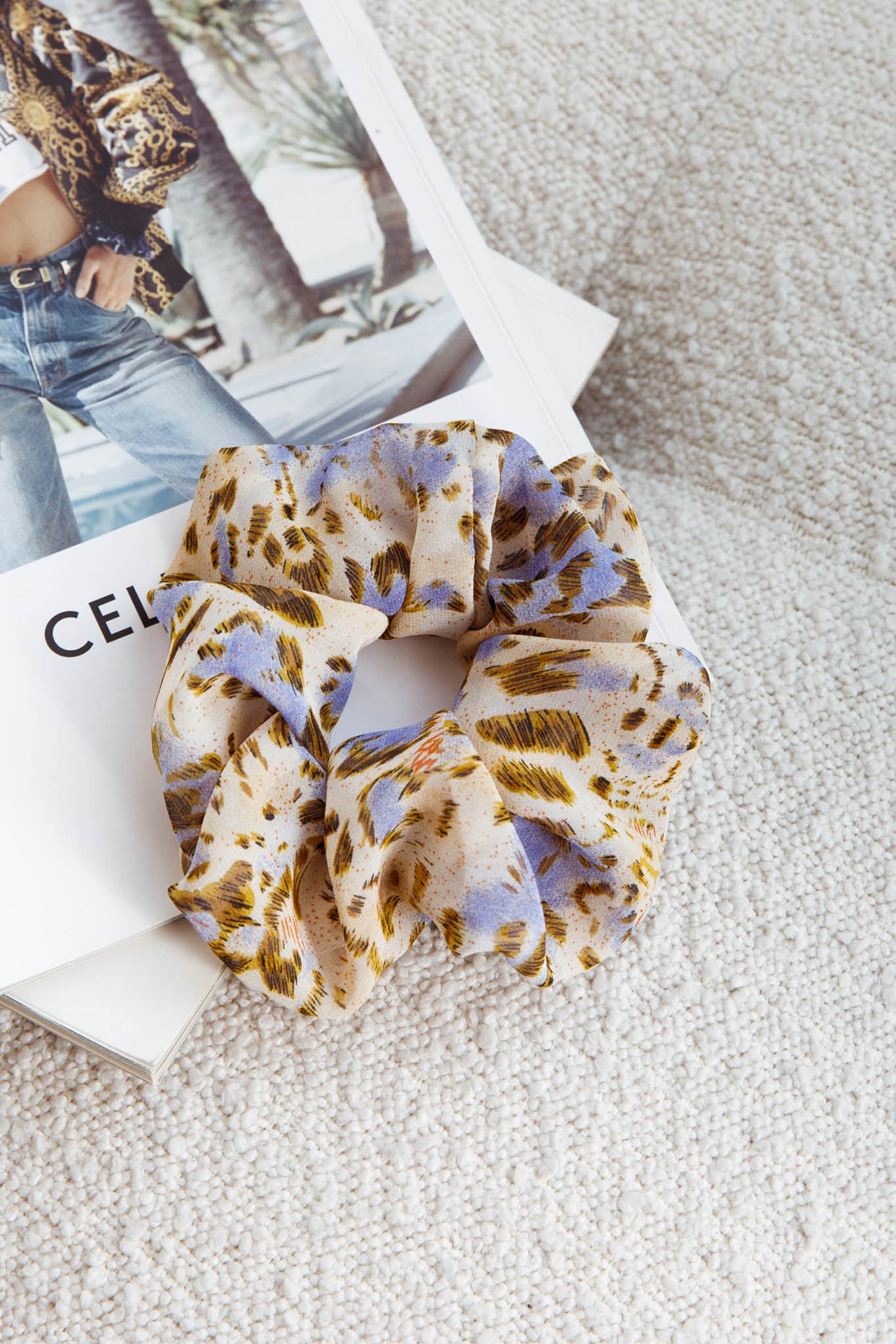 Chouchou Scrunchie Animal Blue by Selfie Leslie Australia
