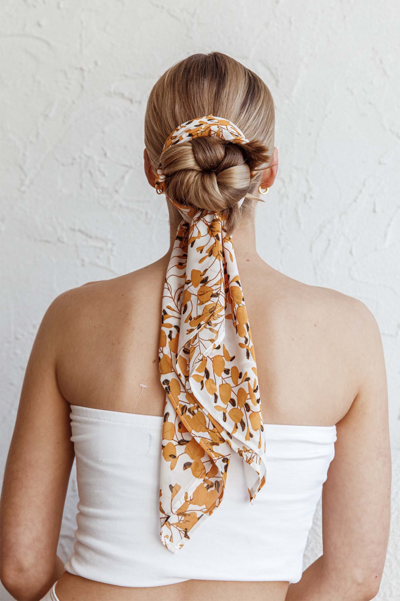 Sundaze Square Scarf Botanic Yellow by Selfie Leslie Australia