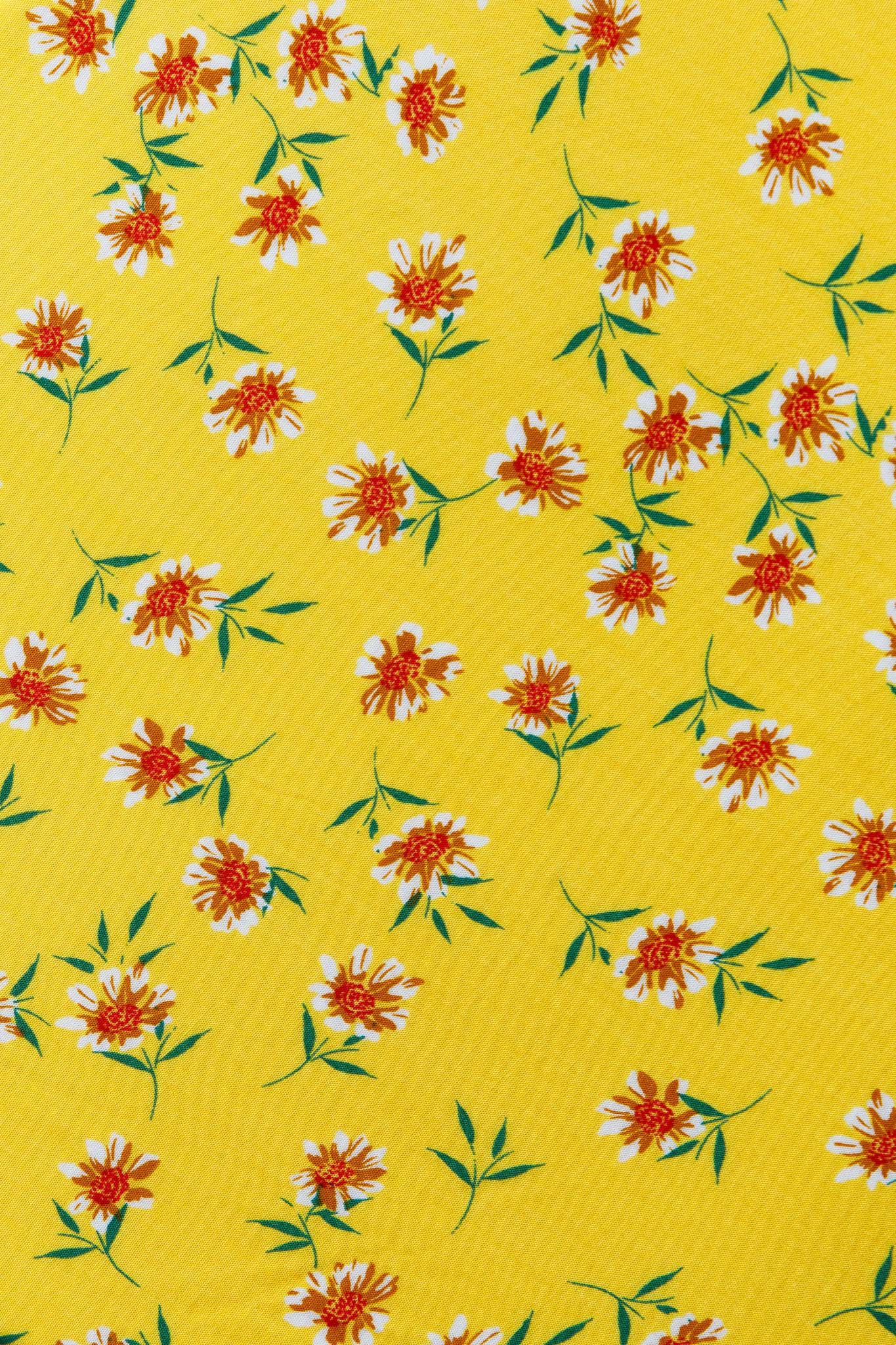 Sundaze Square Scarf Flowers Yellow by Selfie Leslie Australia