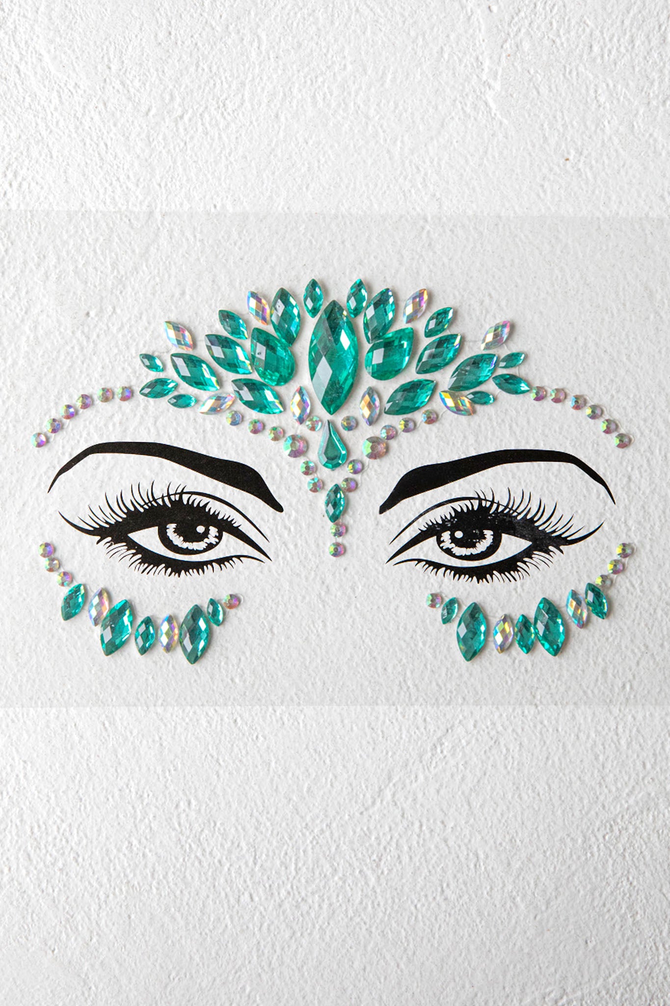 Electric Nights Face Jewels Multi A by Selfie Leslie Australia