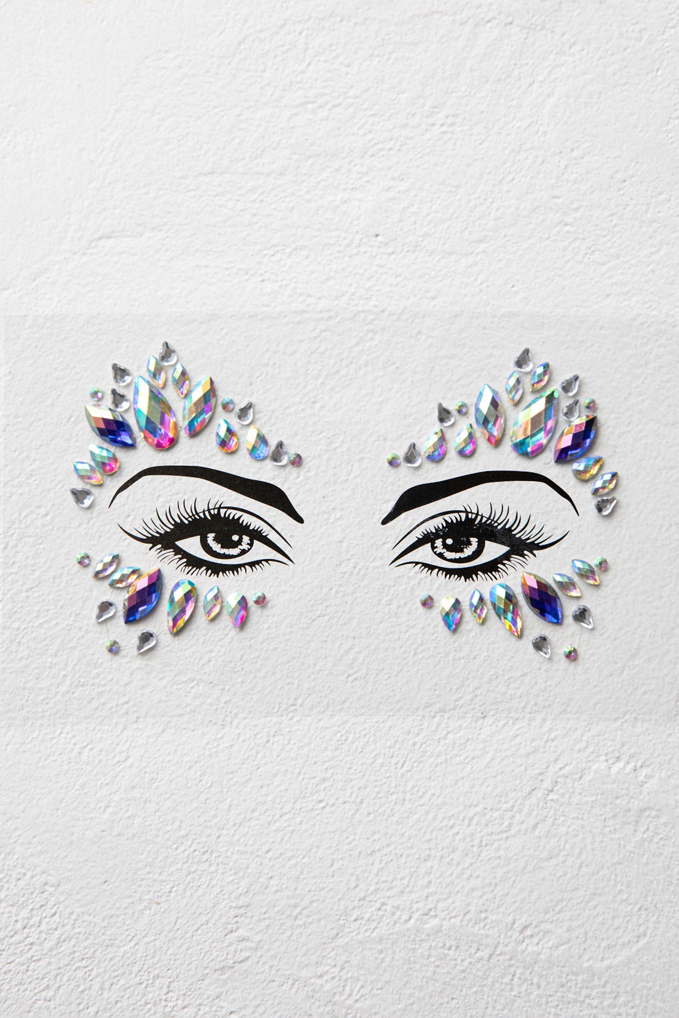 Electric Nights Face Jewels Multi B by Selfie Leslie Australia