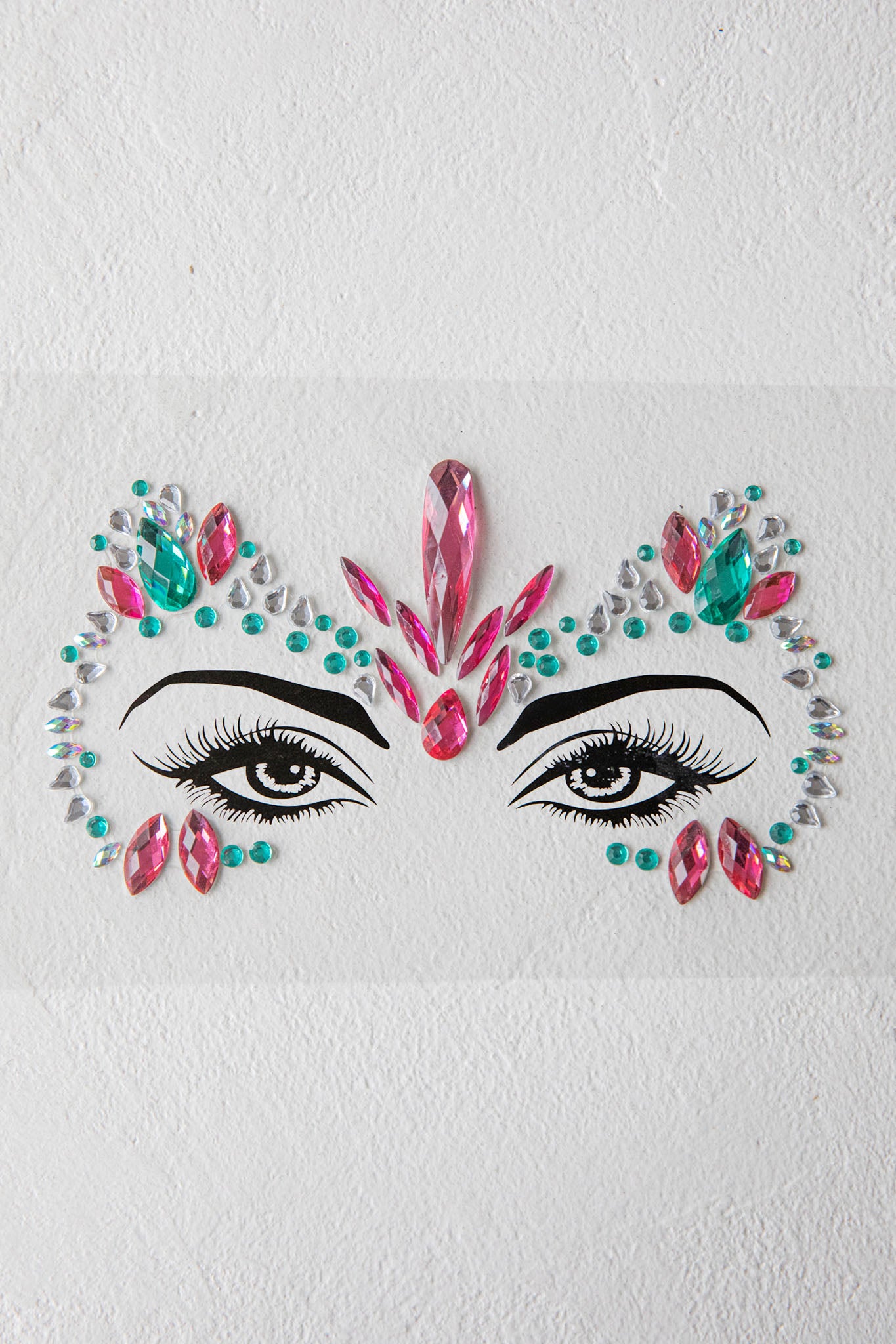 Electric Nights Face Jewels Multi D by Selfie Leslie Australia