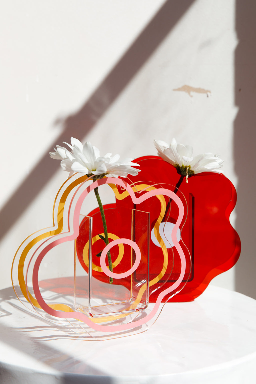 Anemone Eco-friendly Acrylic Vase Clear by Selfie Leslie Australia