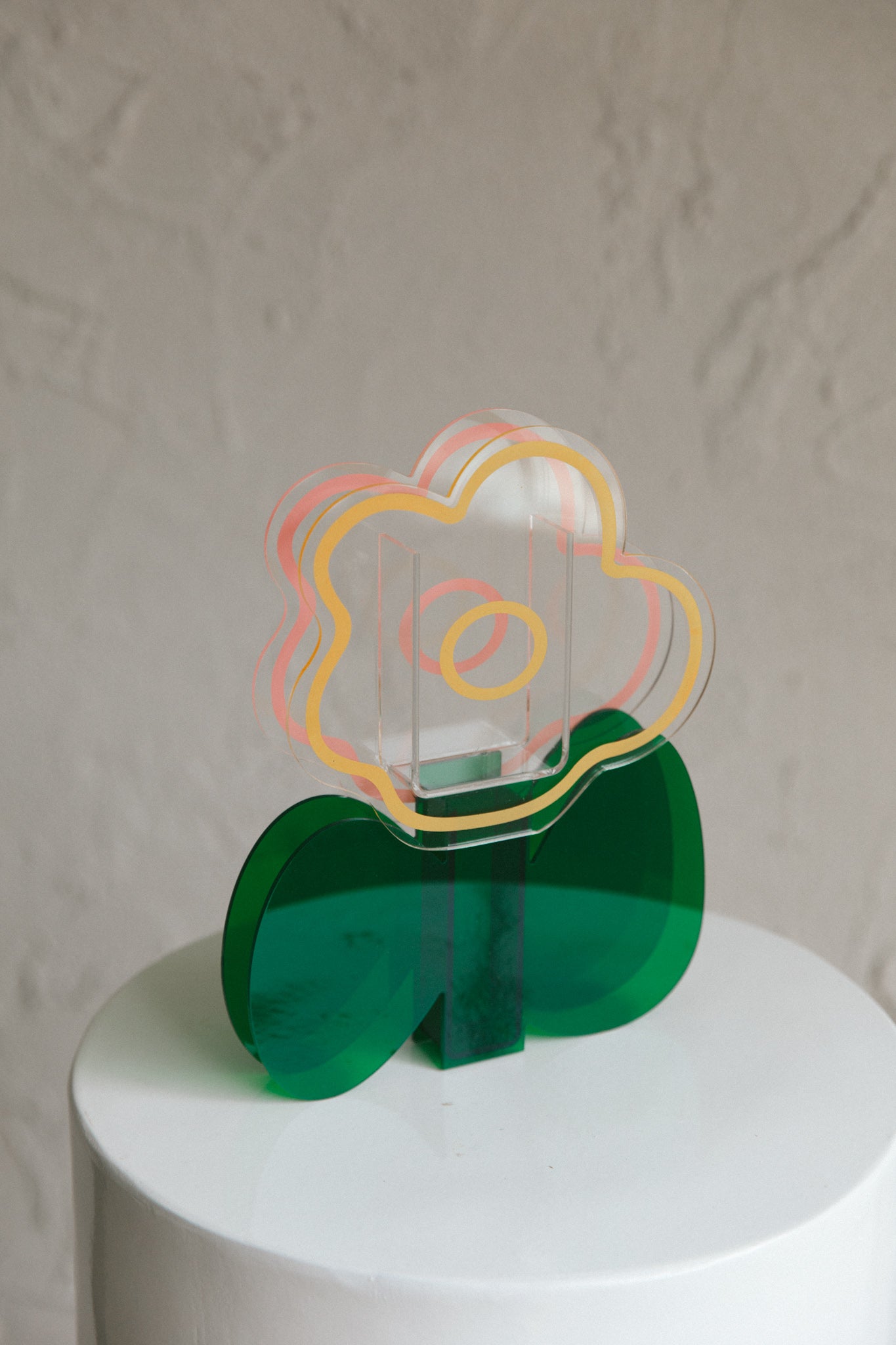 Anemone Eco-friendly Acrylic Vase Clear by Selfie Leslie Australia