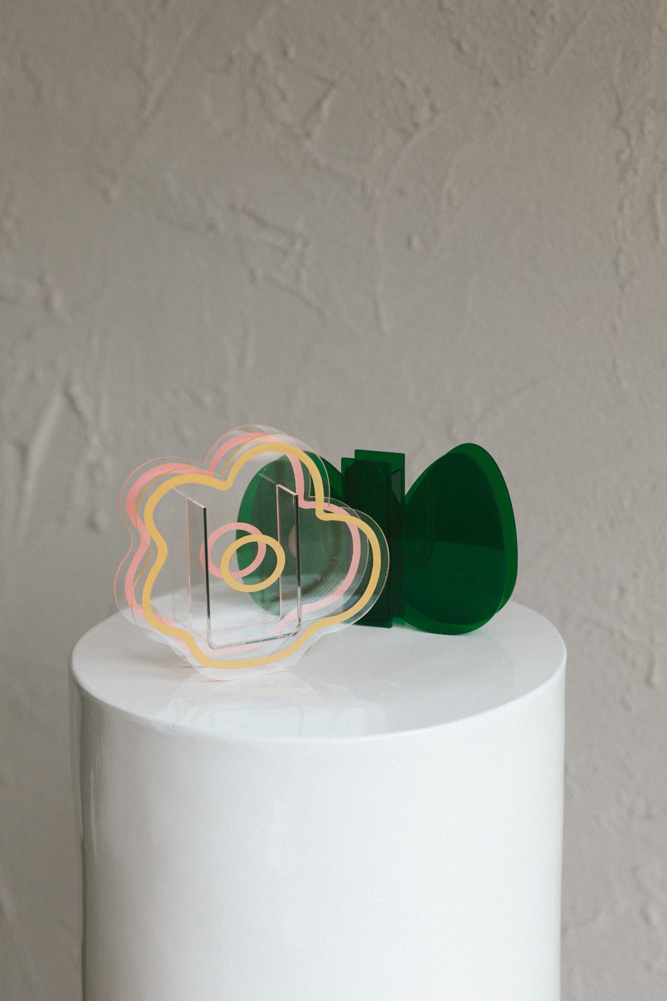Anemone Eco-friendly Acrylic Vase Clear by Selfie Leslie Australia